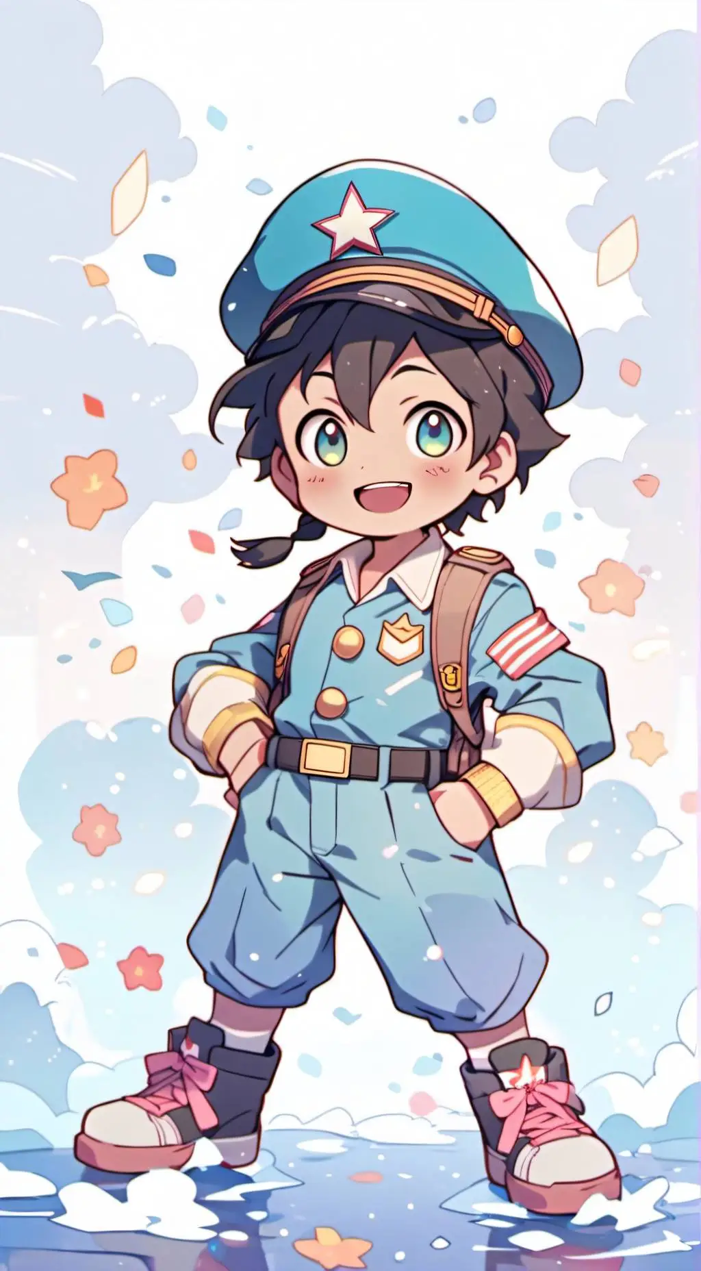 ai character: captain friendly  background