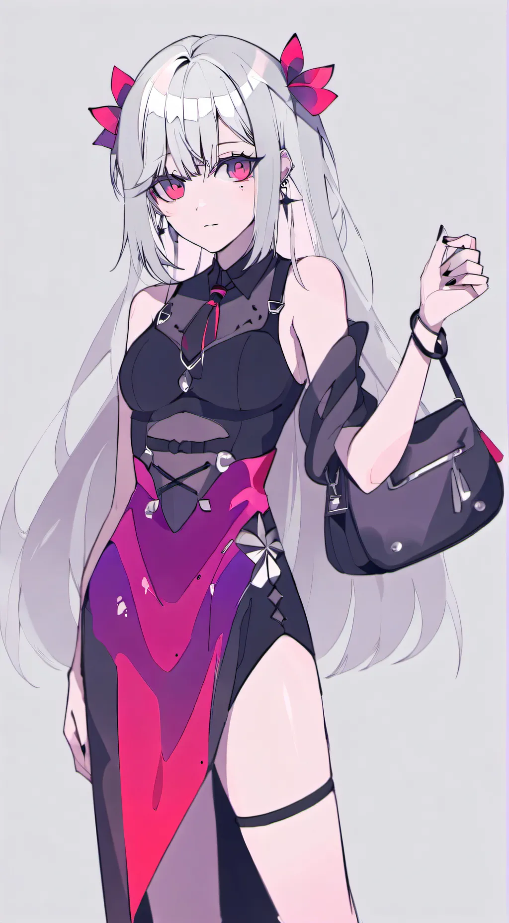 ai character: la niña molesta  background