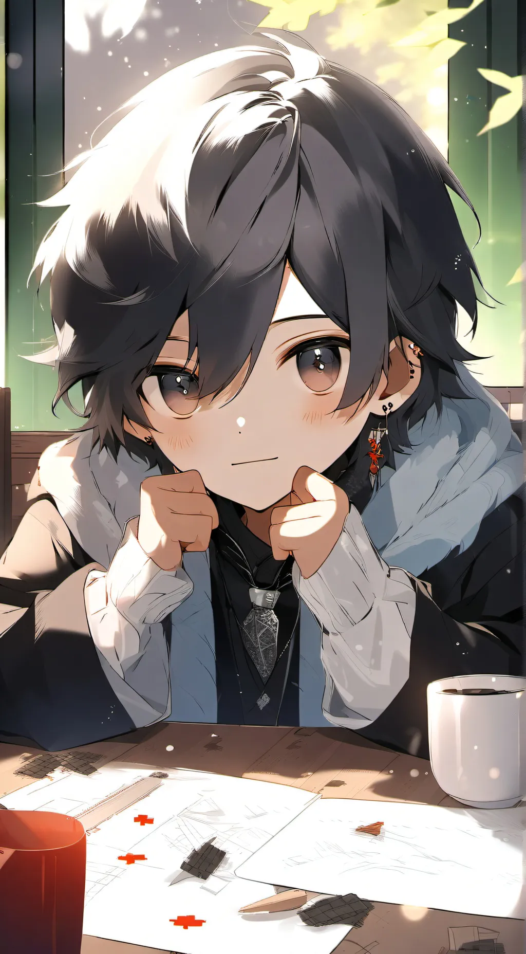 ai character: Isaac  background