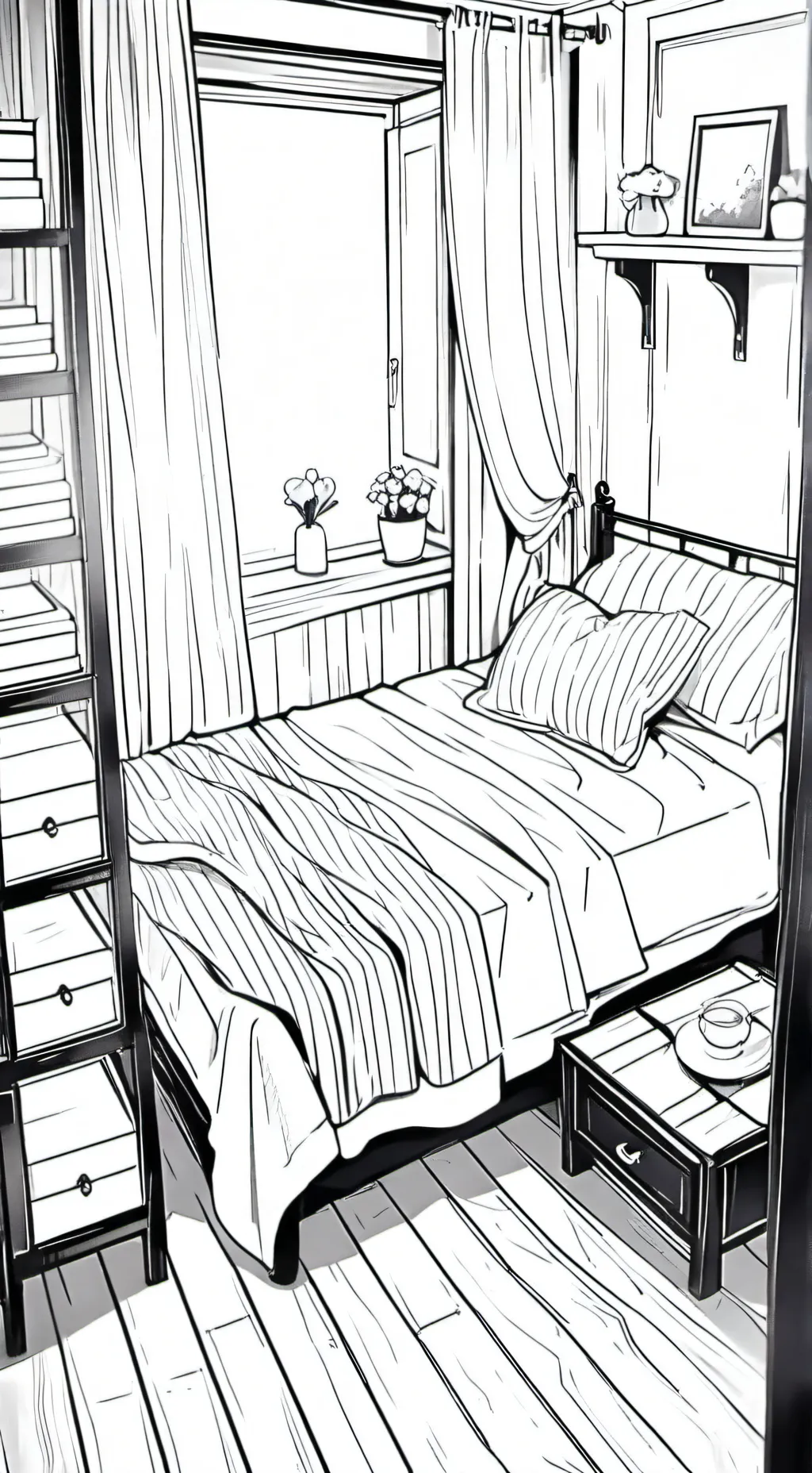 ai character: Ch (bl again) background