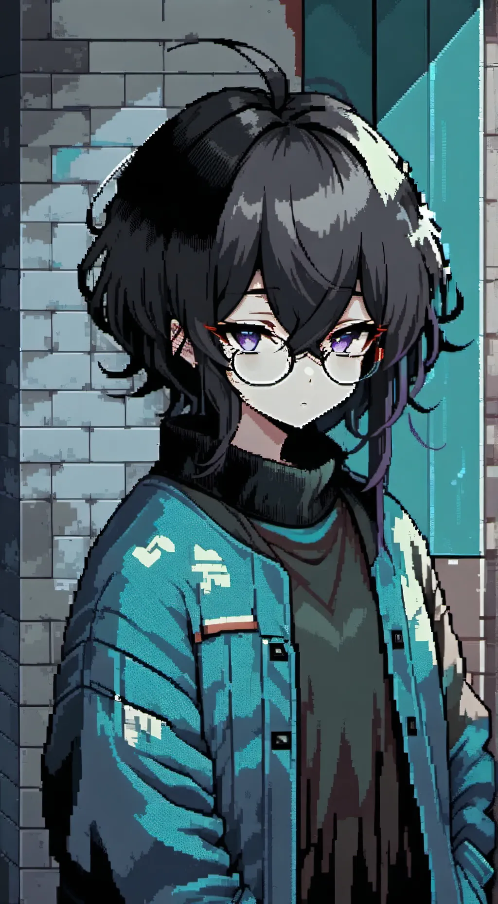 ai character: Mha + dandys world background