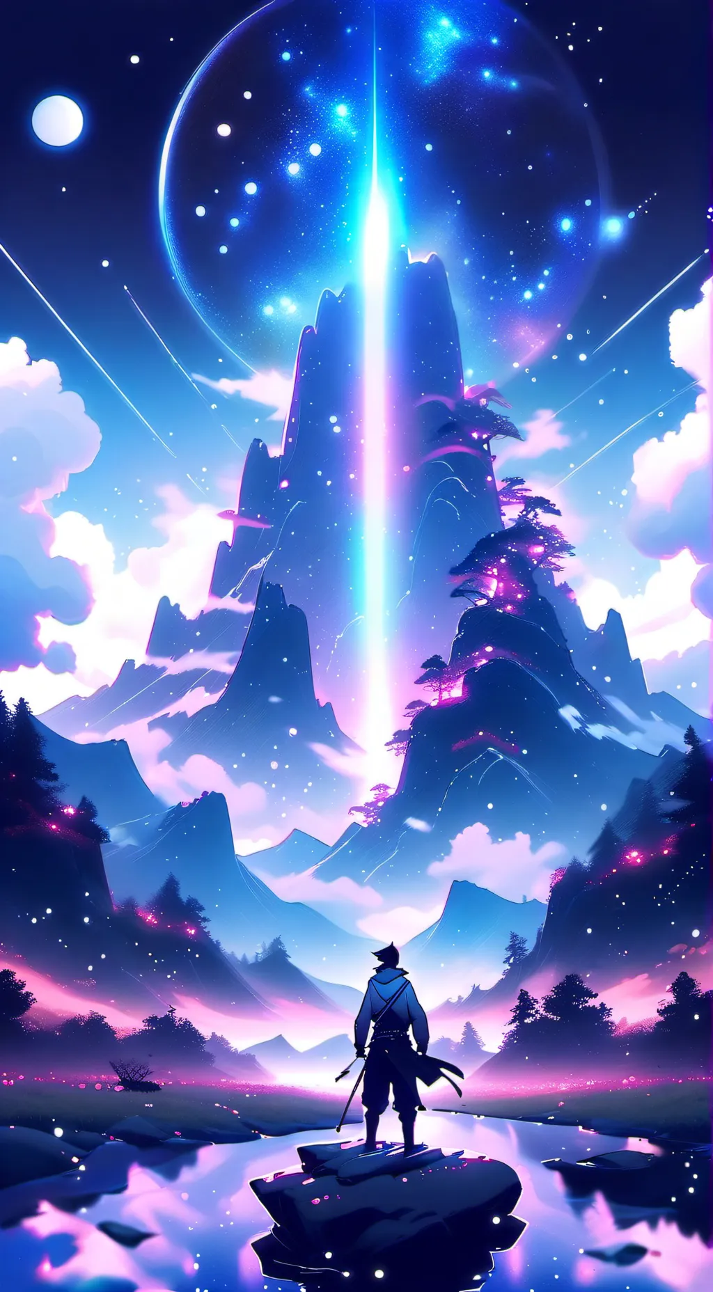 ai character: -★MoonFlower★- background