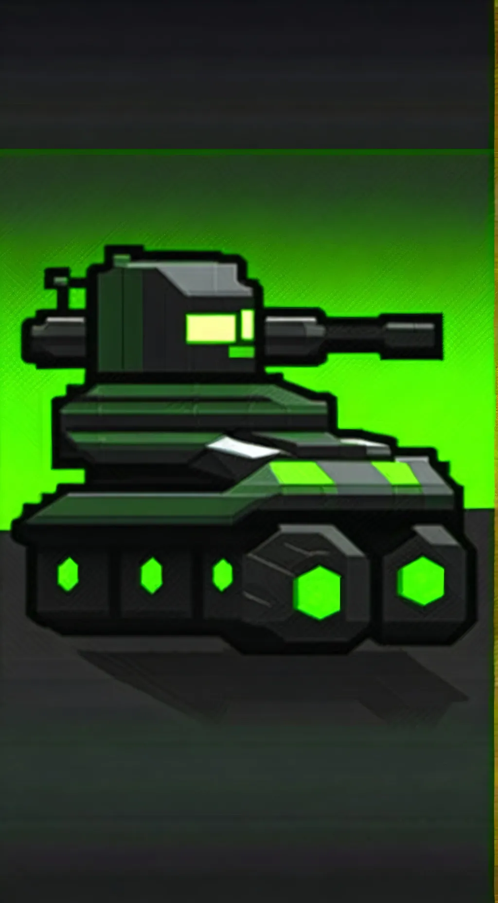 ai character: tanque verde background