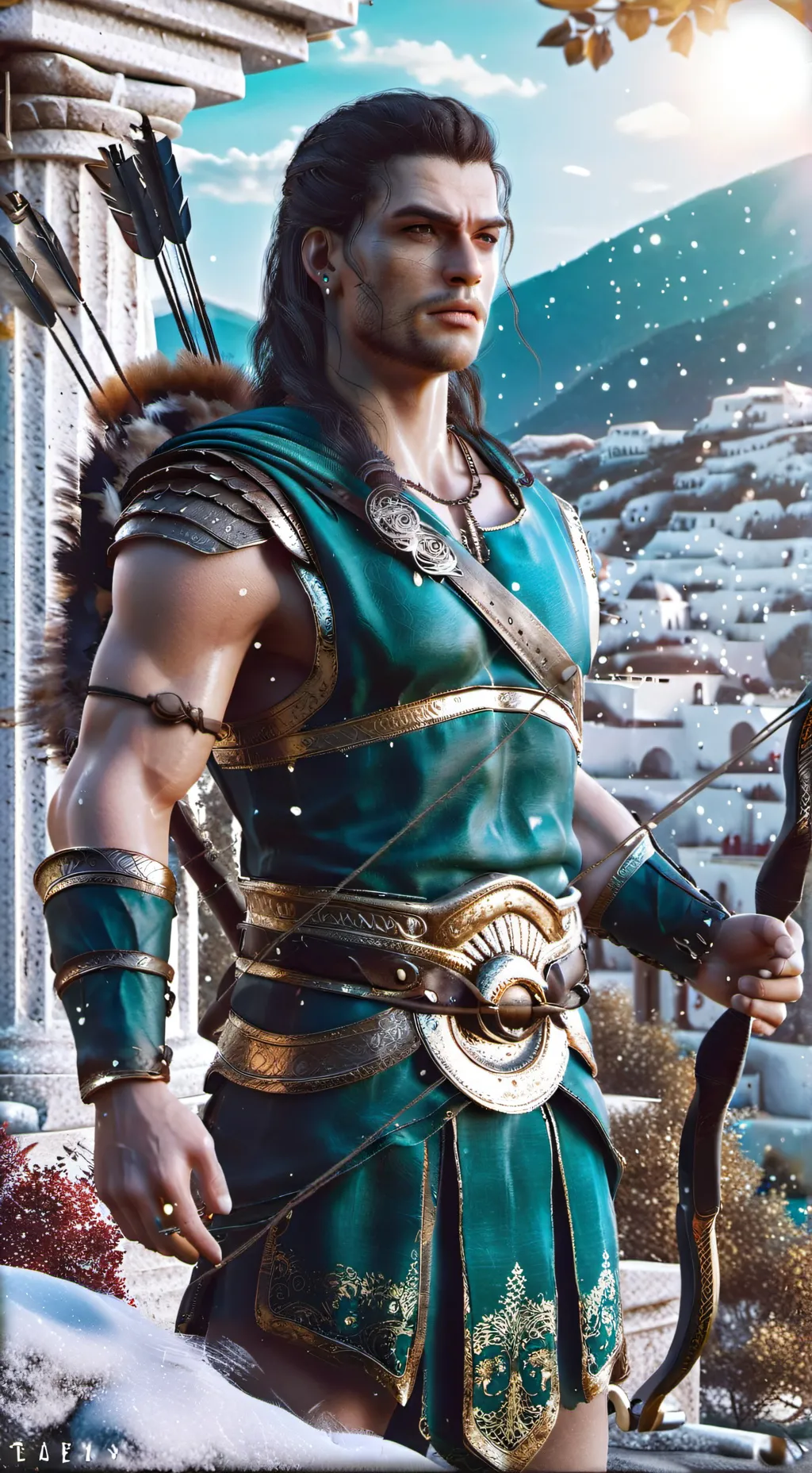 ai character: Target Man background