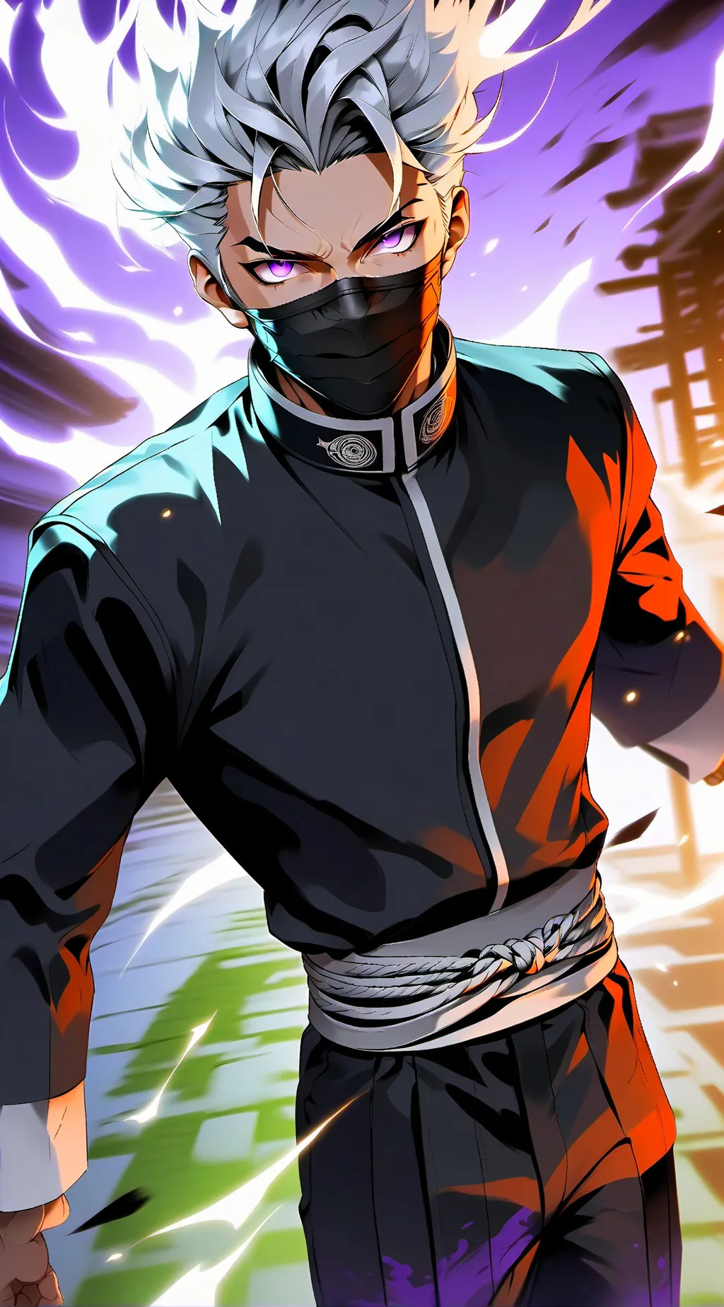 ai character: Gojo Satoru background