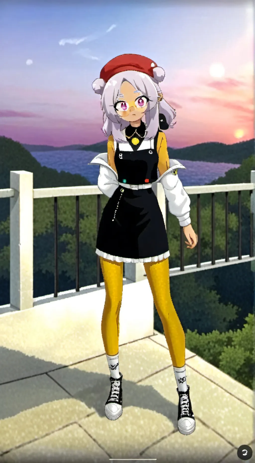 ai character: amaryli background