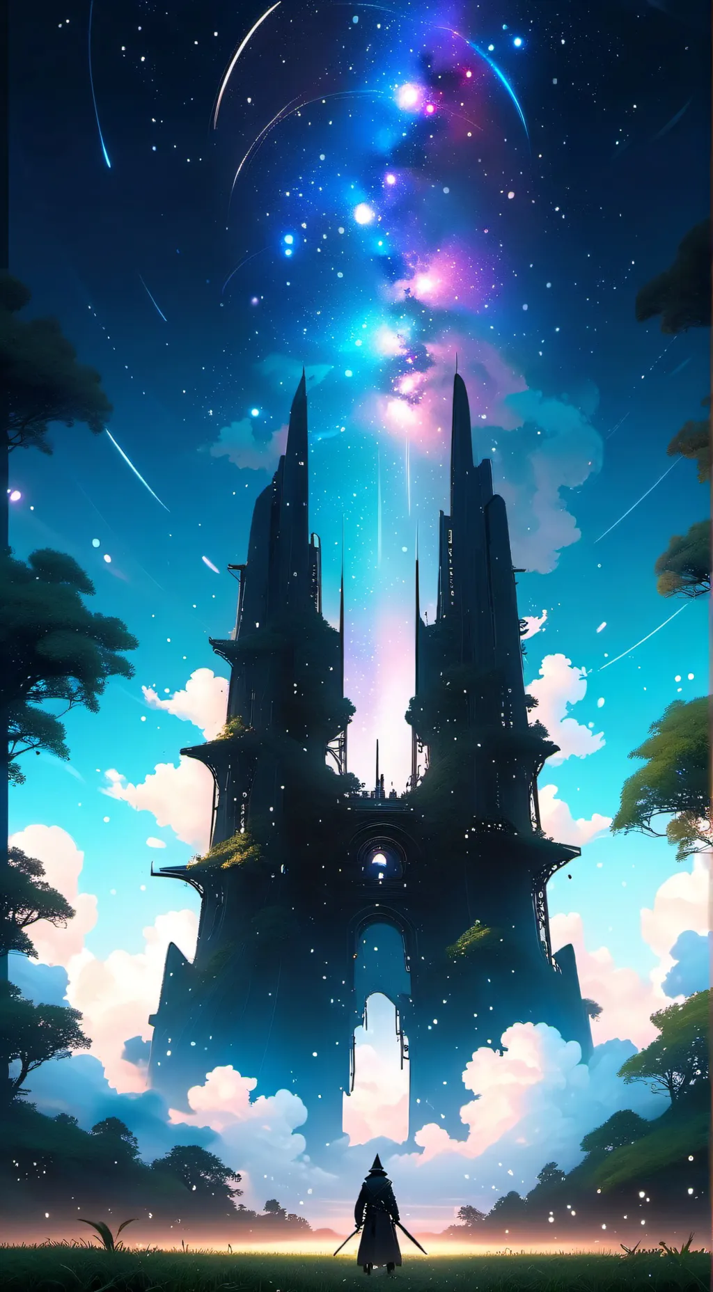 ai character: Tanjiro  background