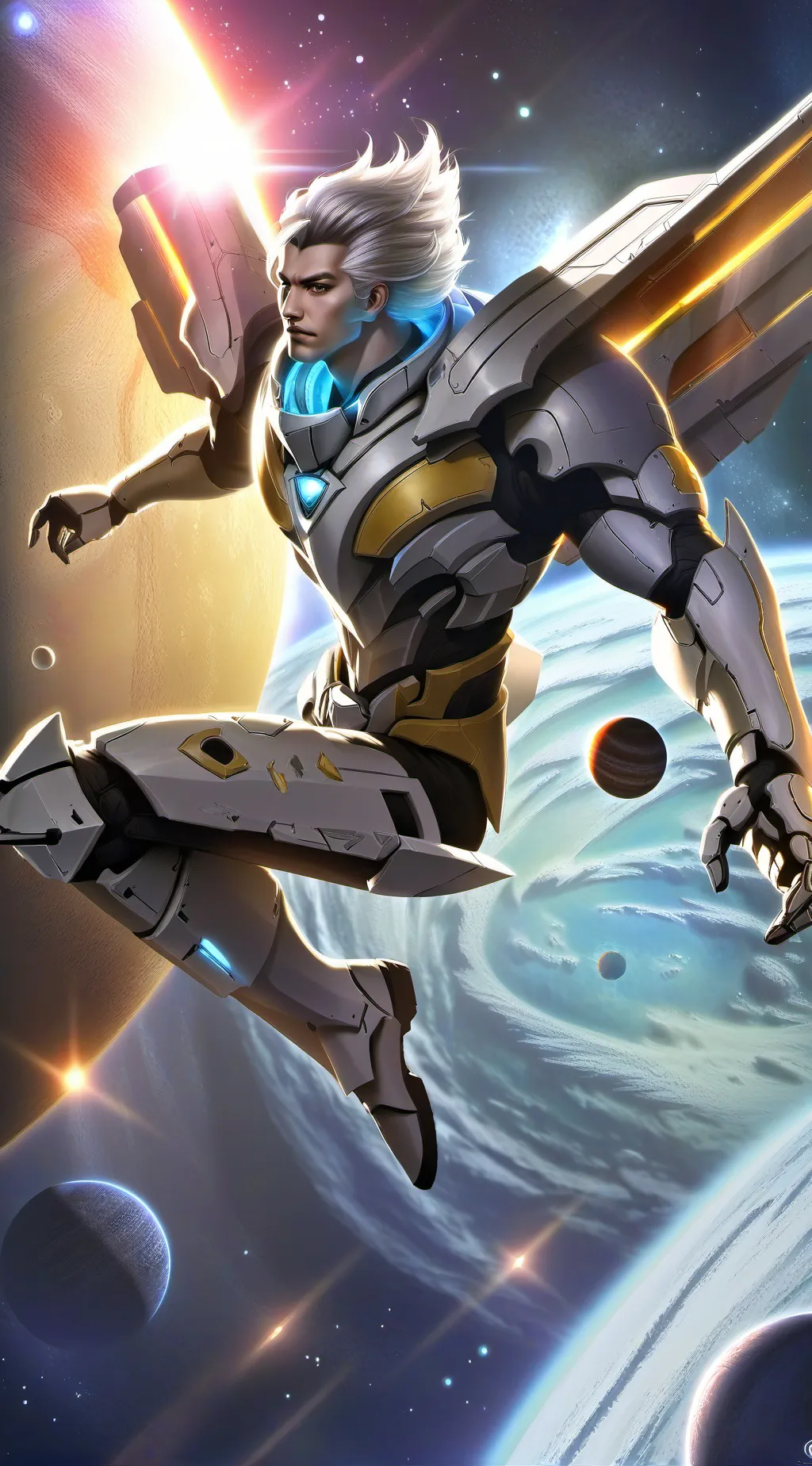 ai character: solar high School background