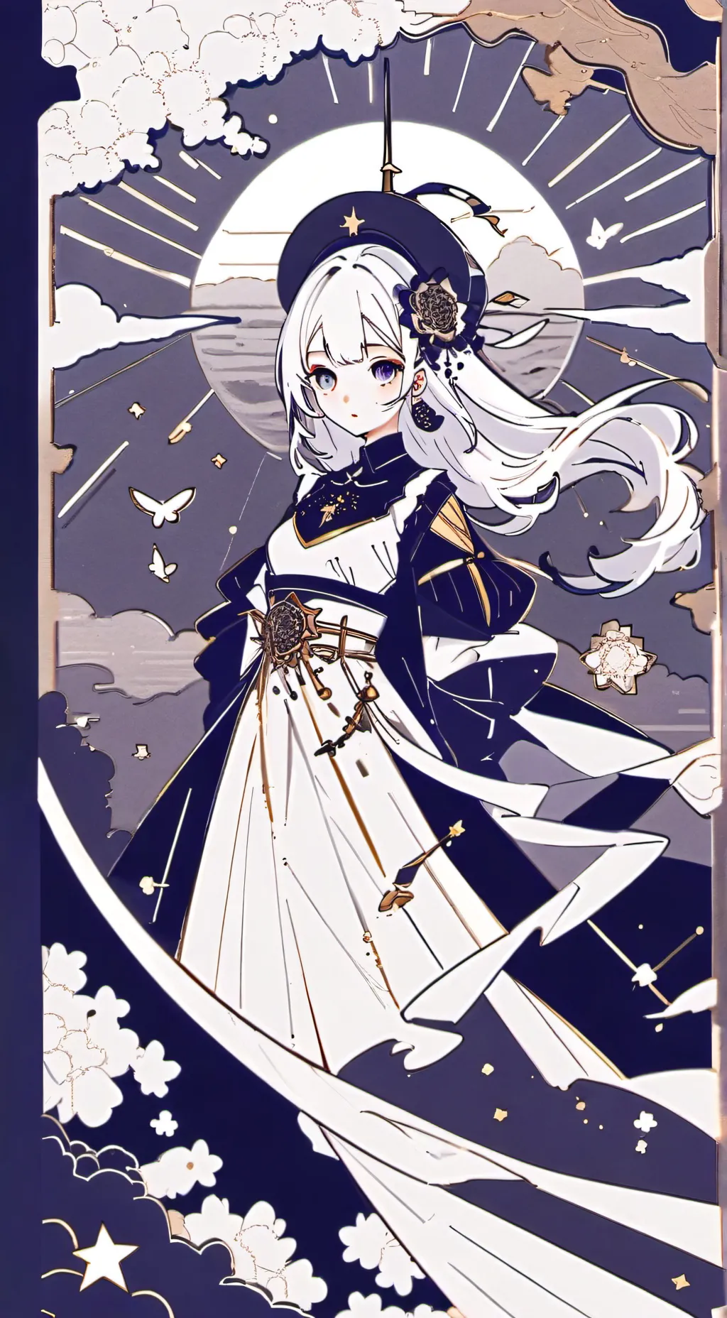 ai character: Chihiro  background