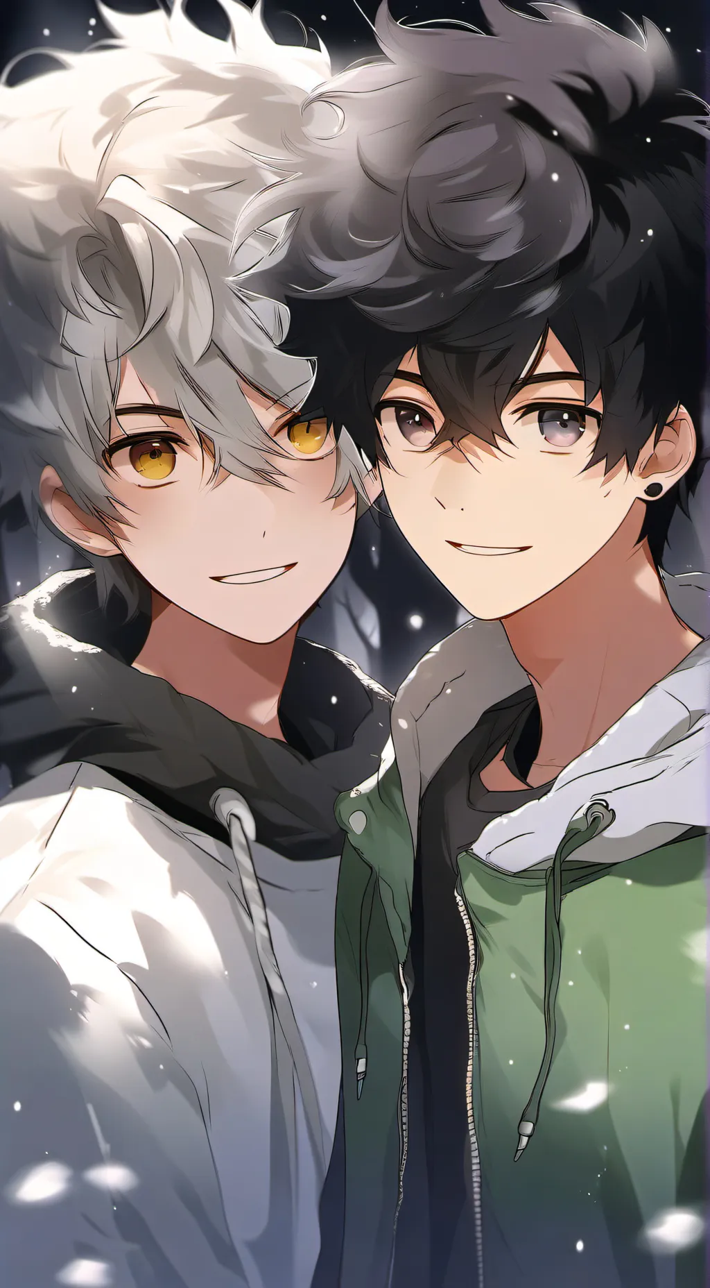 ai character: Takashi and Yusuke background