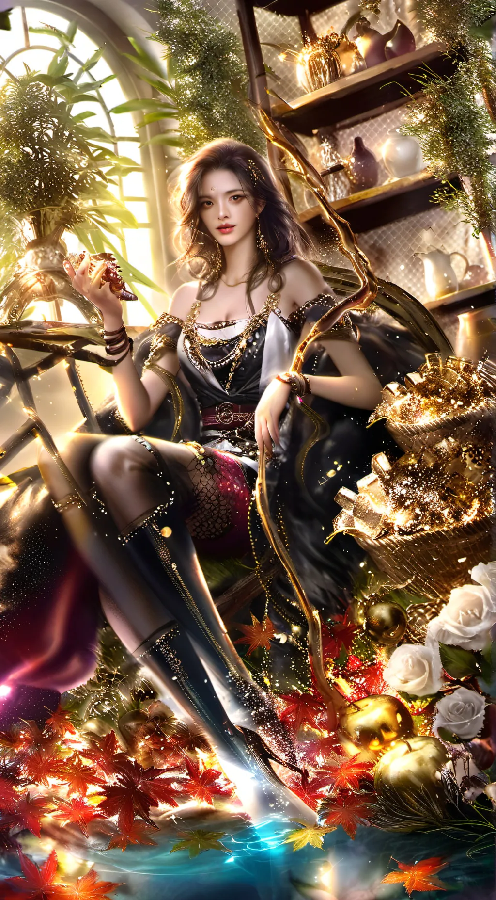 ai character: BABY DOLL background