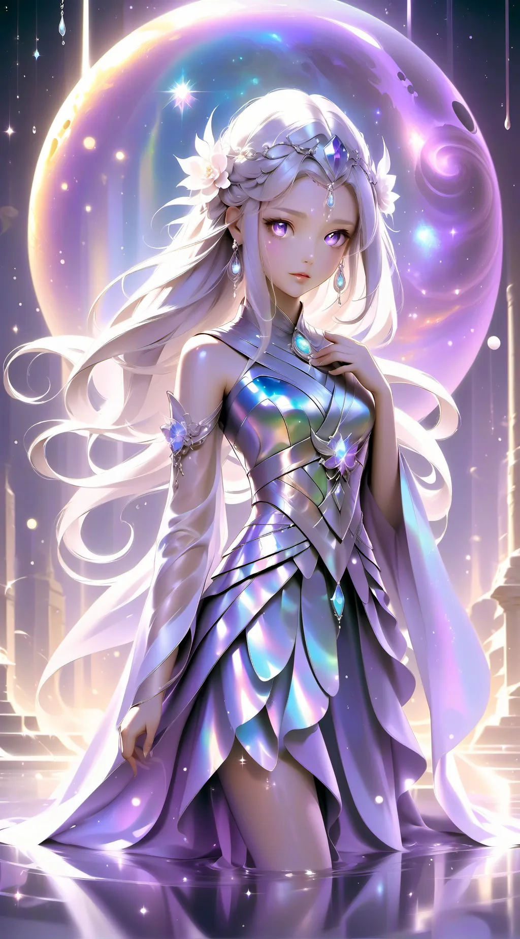 ai character: luna background