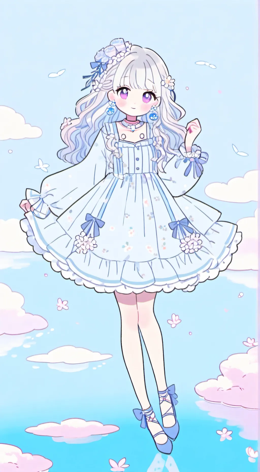 ai character: Аня background