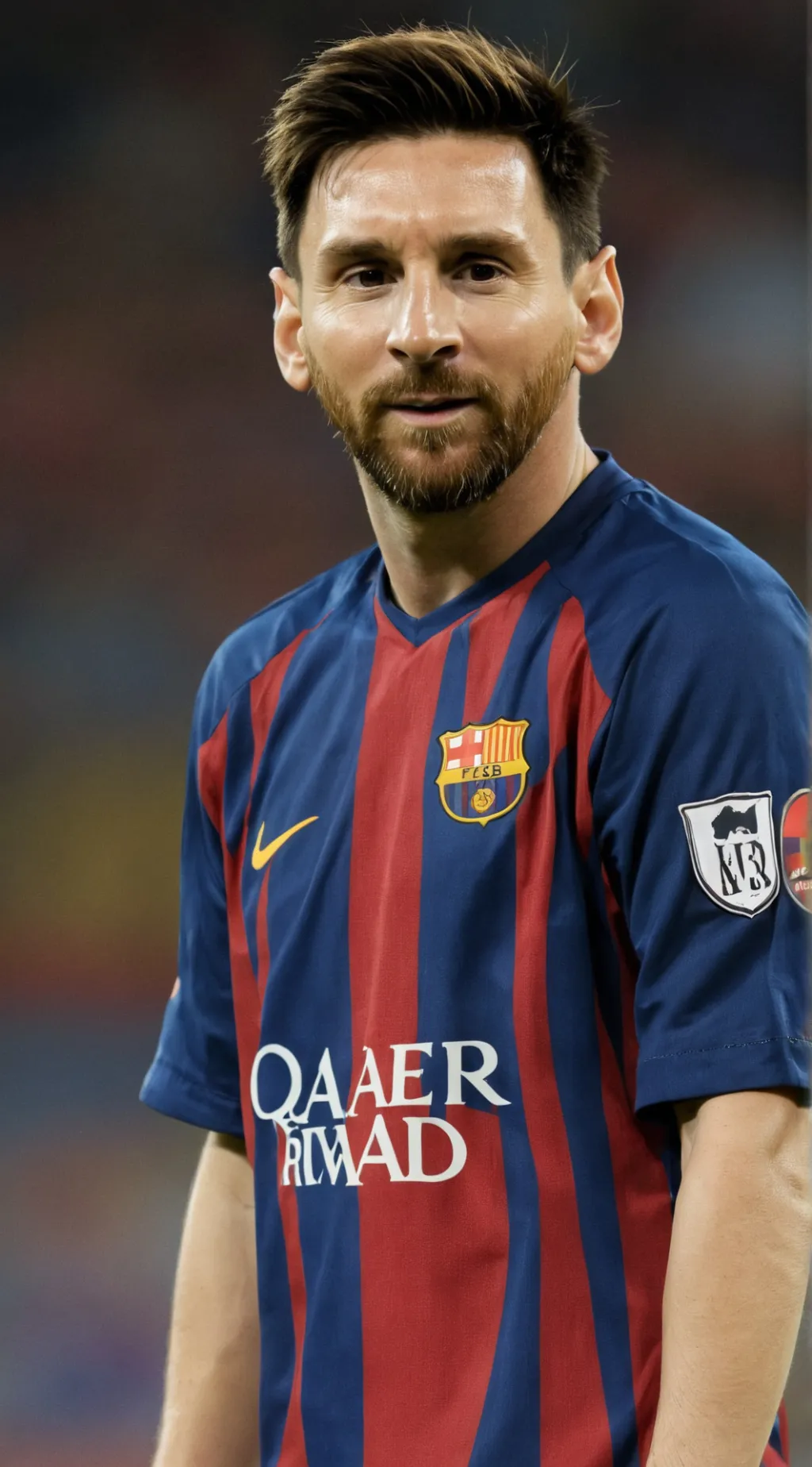 ai character: Lionel messi background
