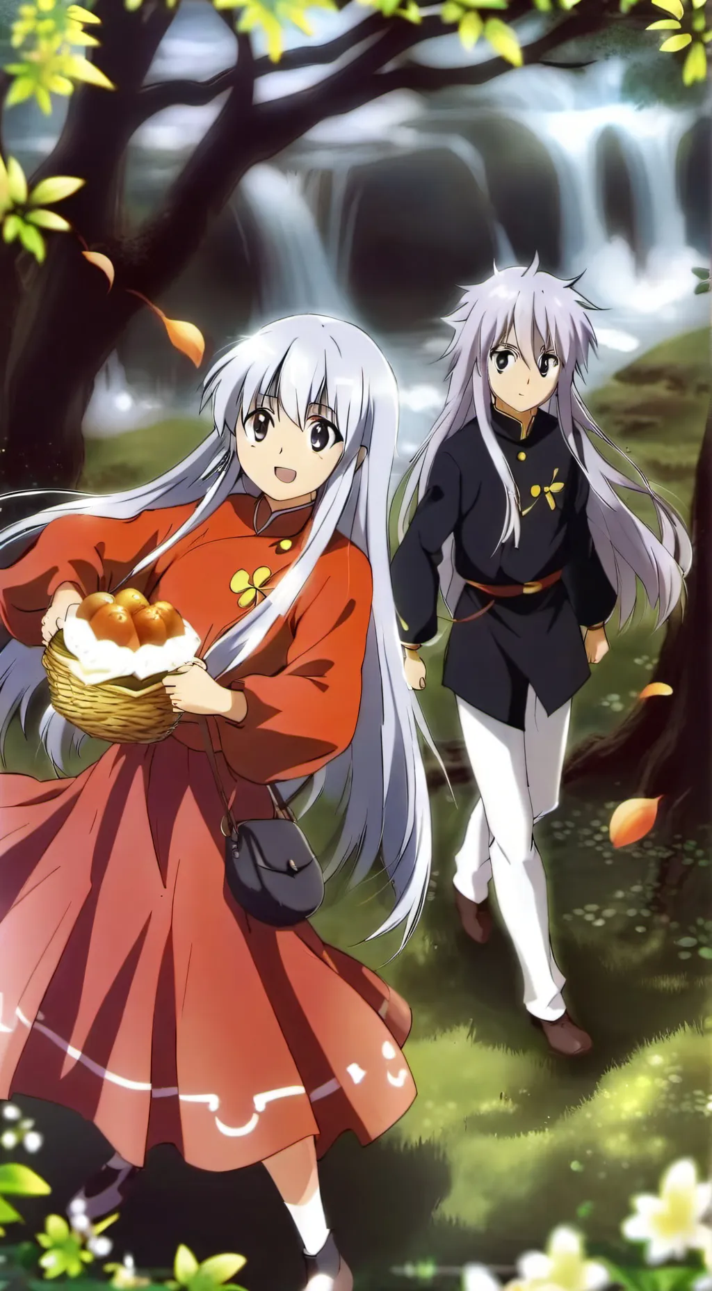 ai character: Rin y shiori  background