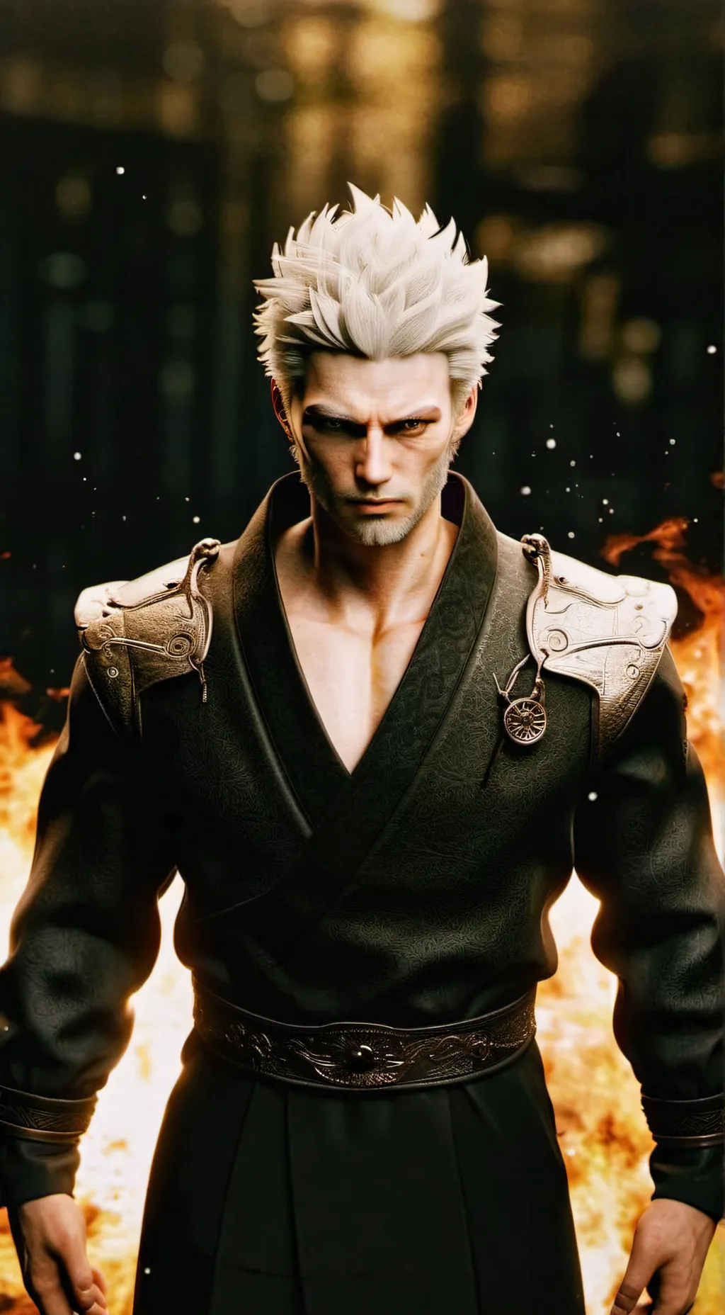 ai character: Gojo Satoru background