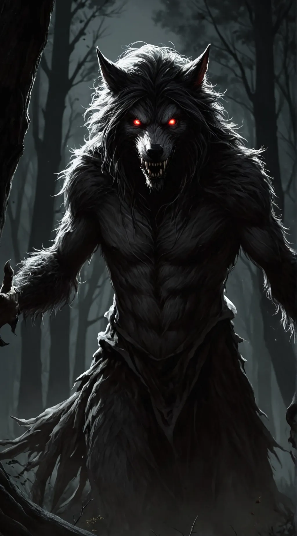 ai character: Wolf Girlfriend background