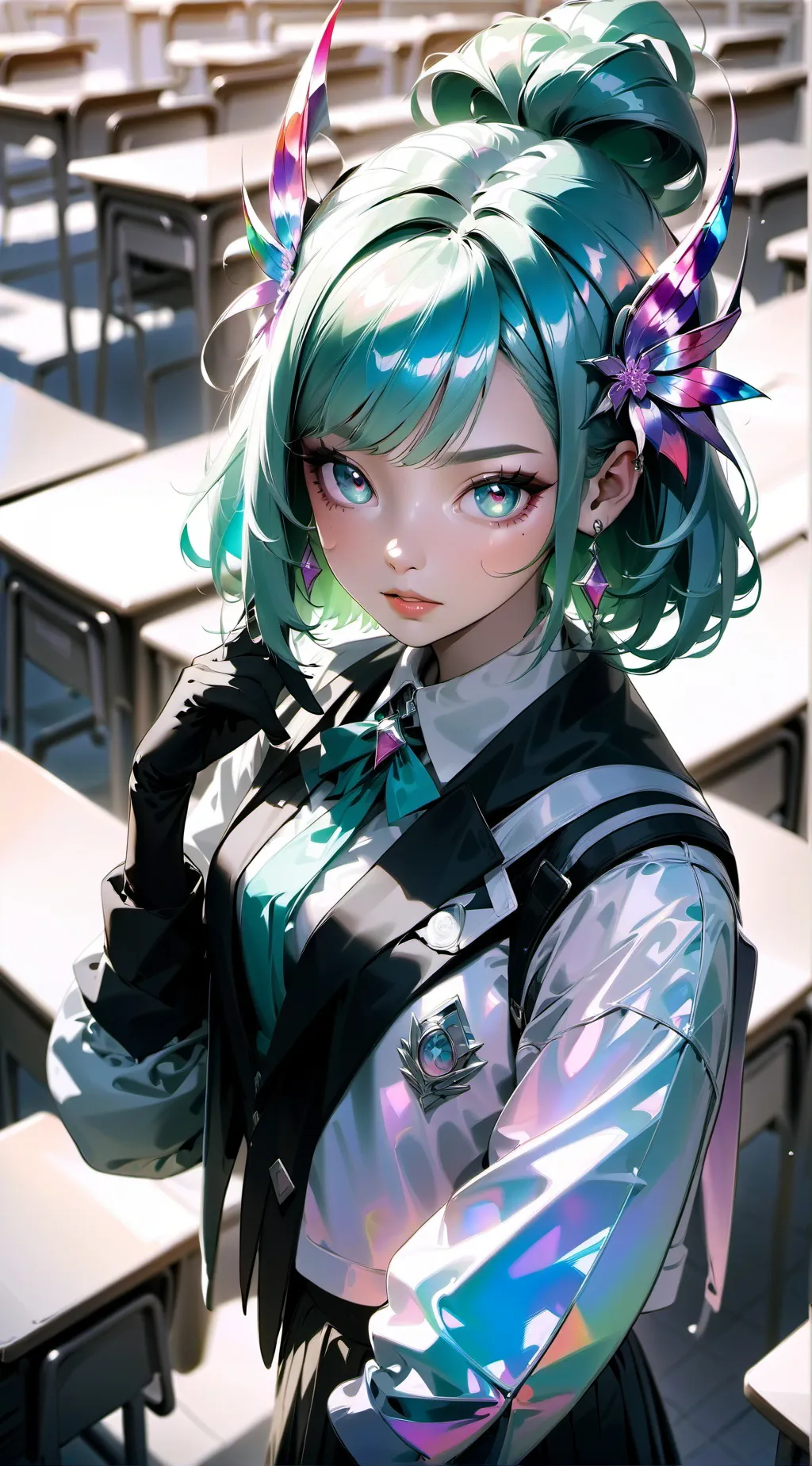 ai character: krysha background