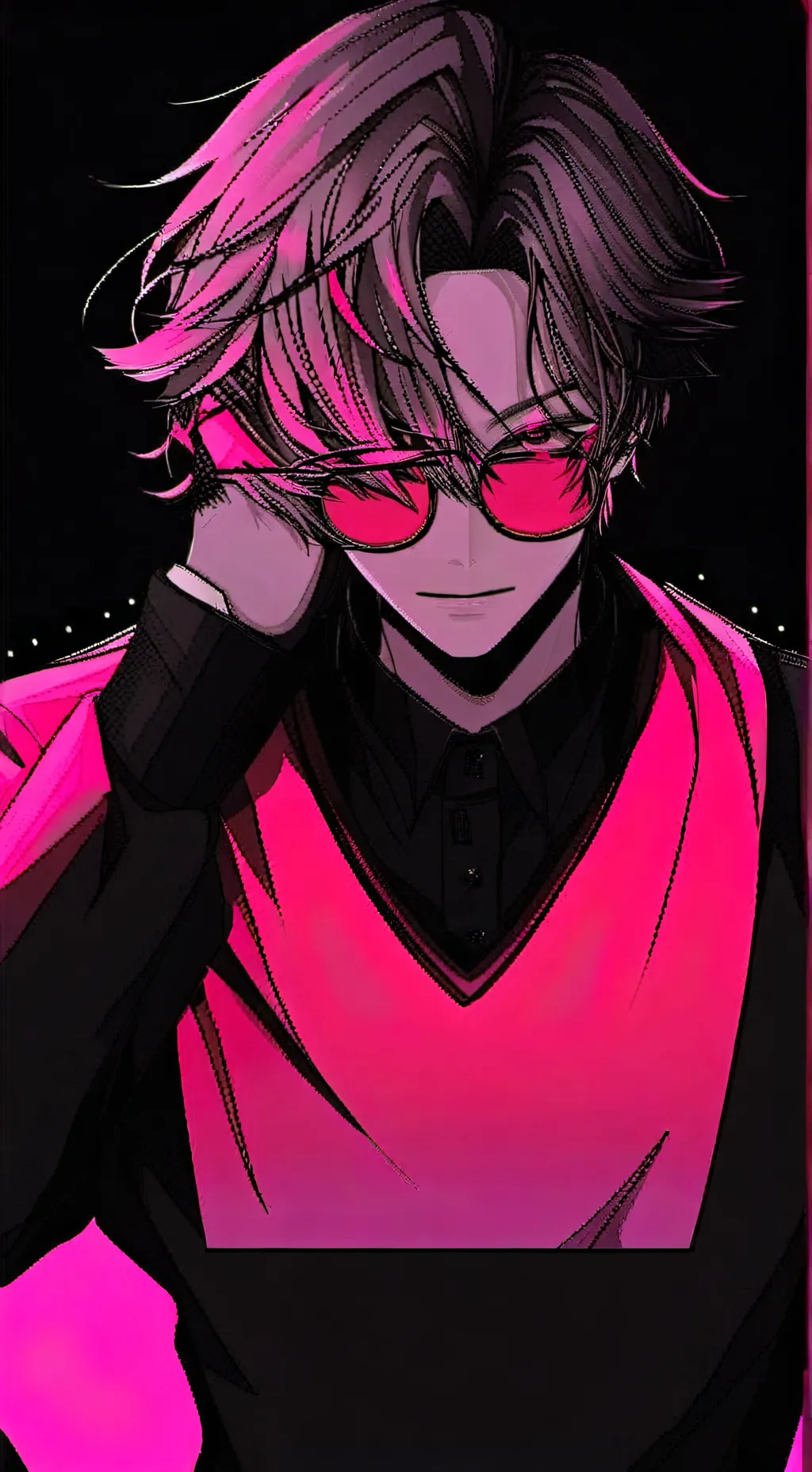 ai character: \Luca Sherber/ background