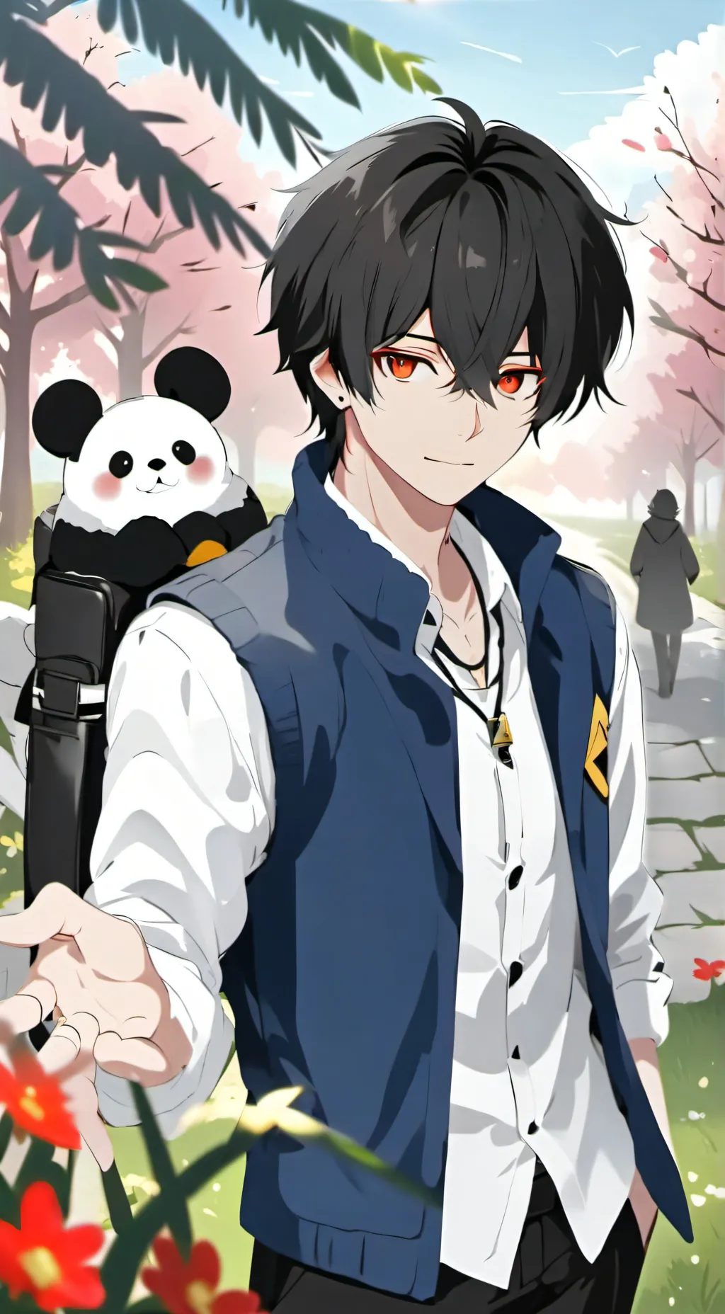 ai character: Alan  background