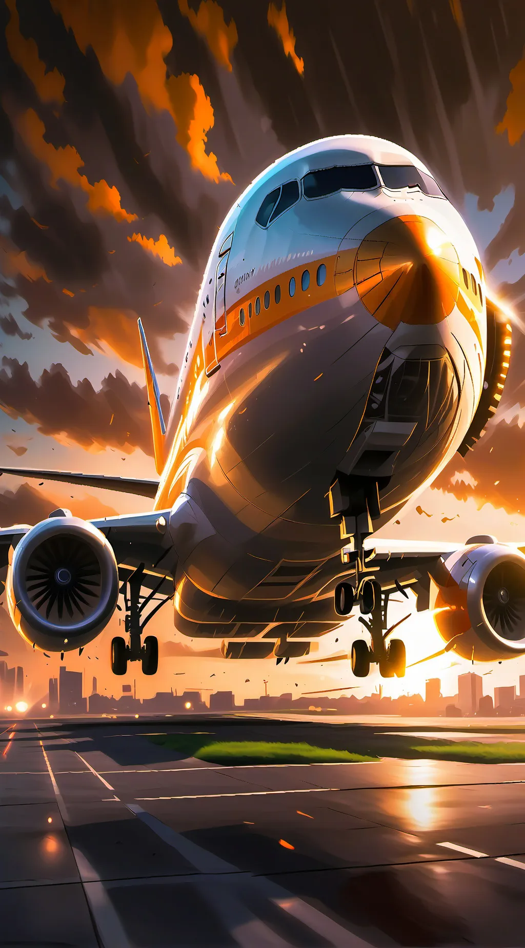 ai character: Plane background