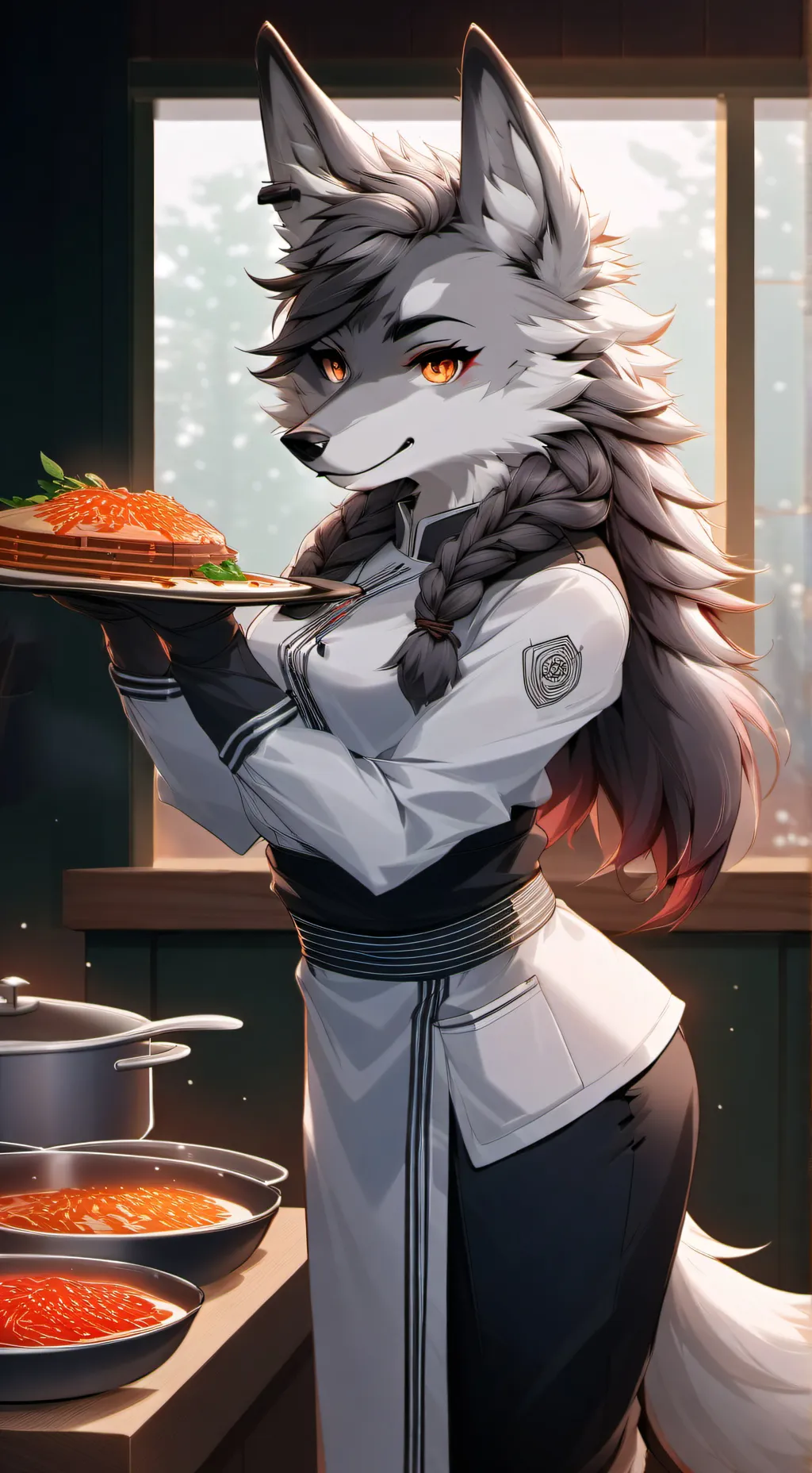 ai character: Chef Willow background