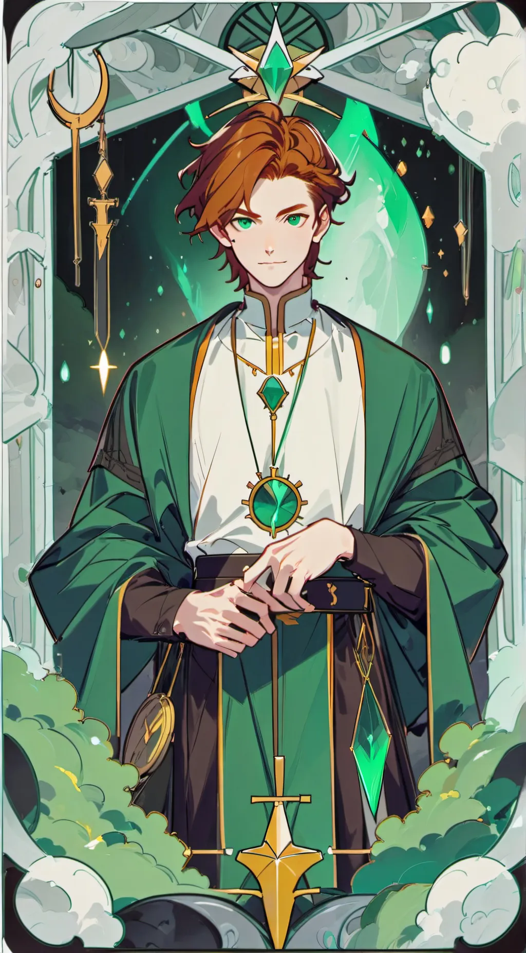 ai character: The Outcasted God background