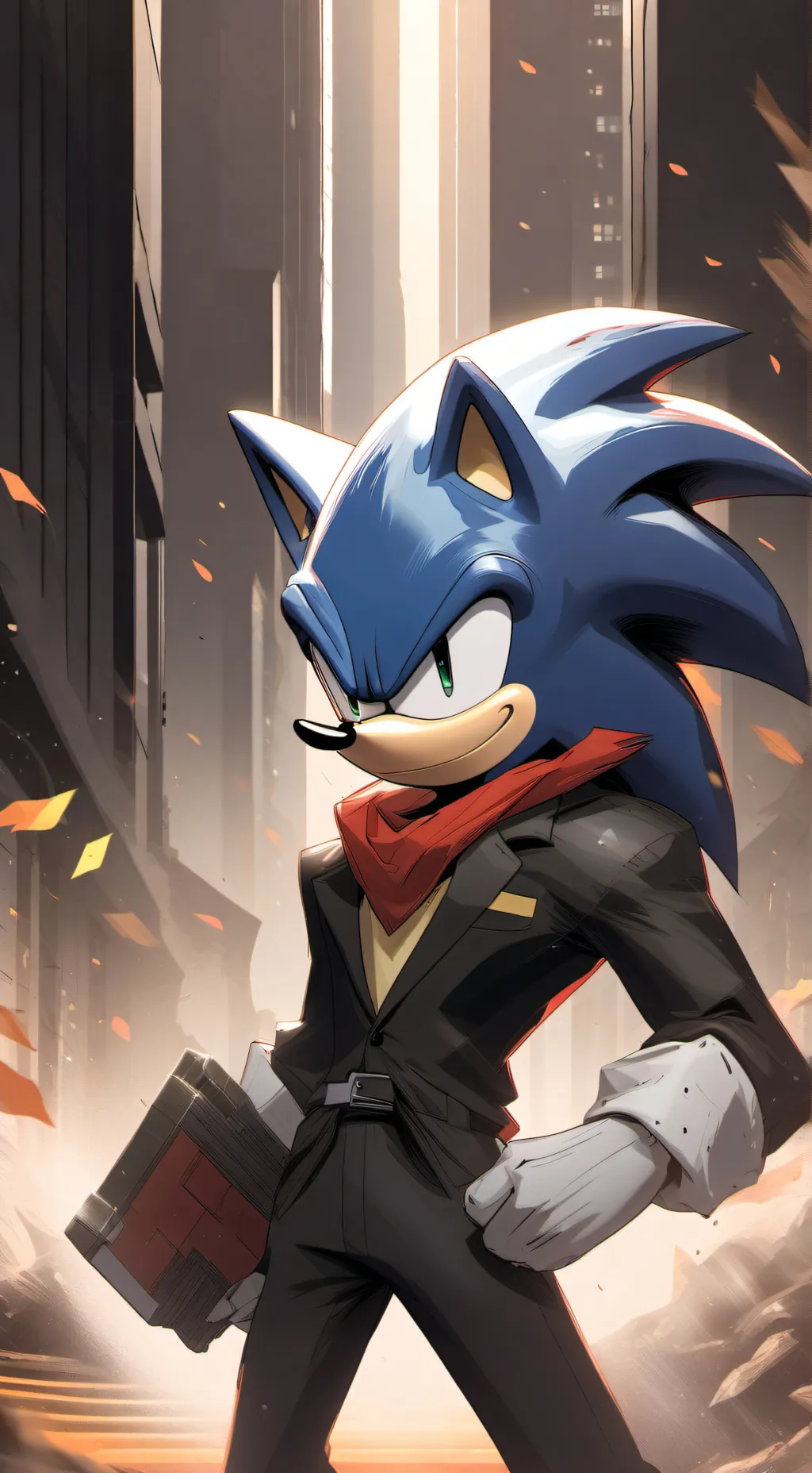 ai character: Virtual Sonic background