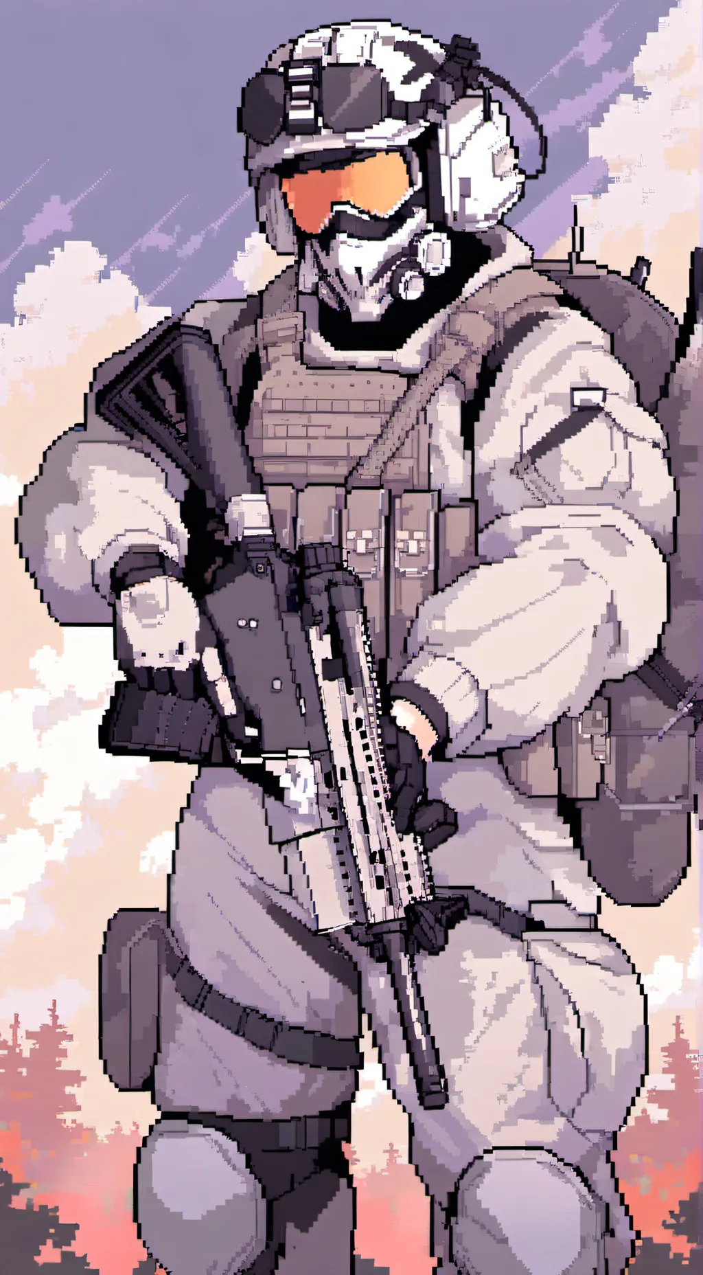 ai character: COD XD background