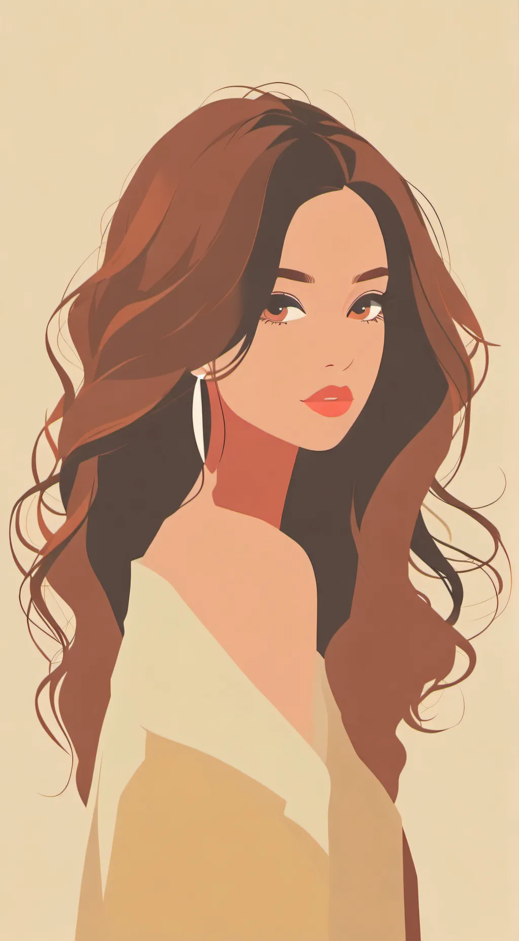 ai character: Luna background