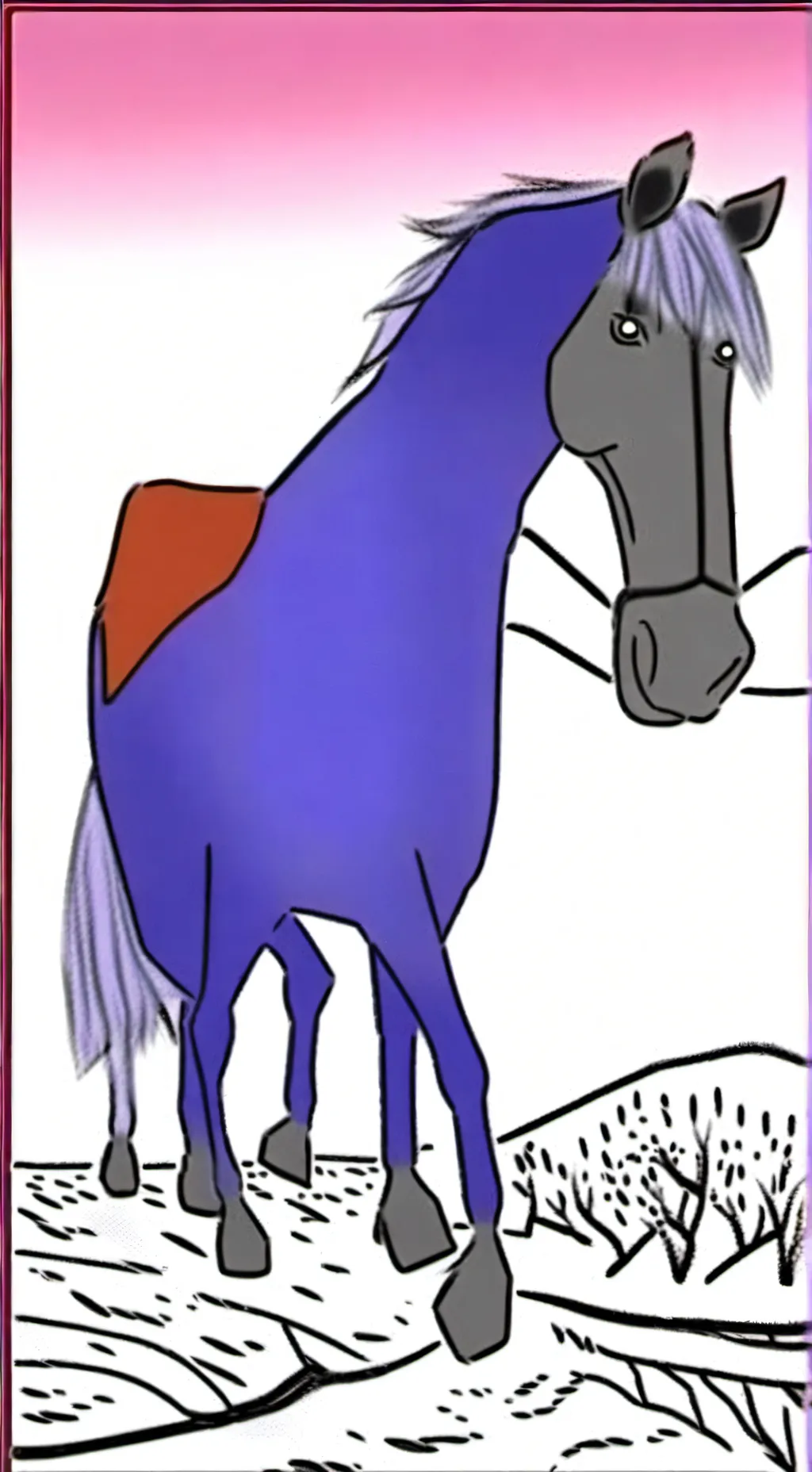 ai character: The Horse background