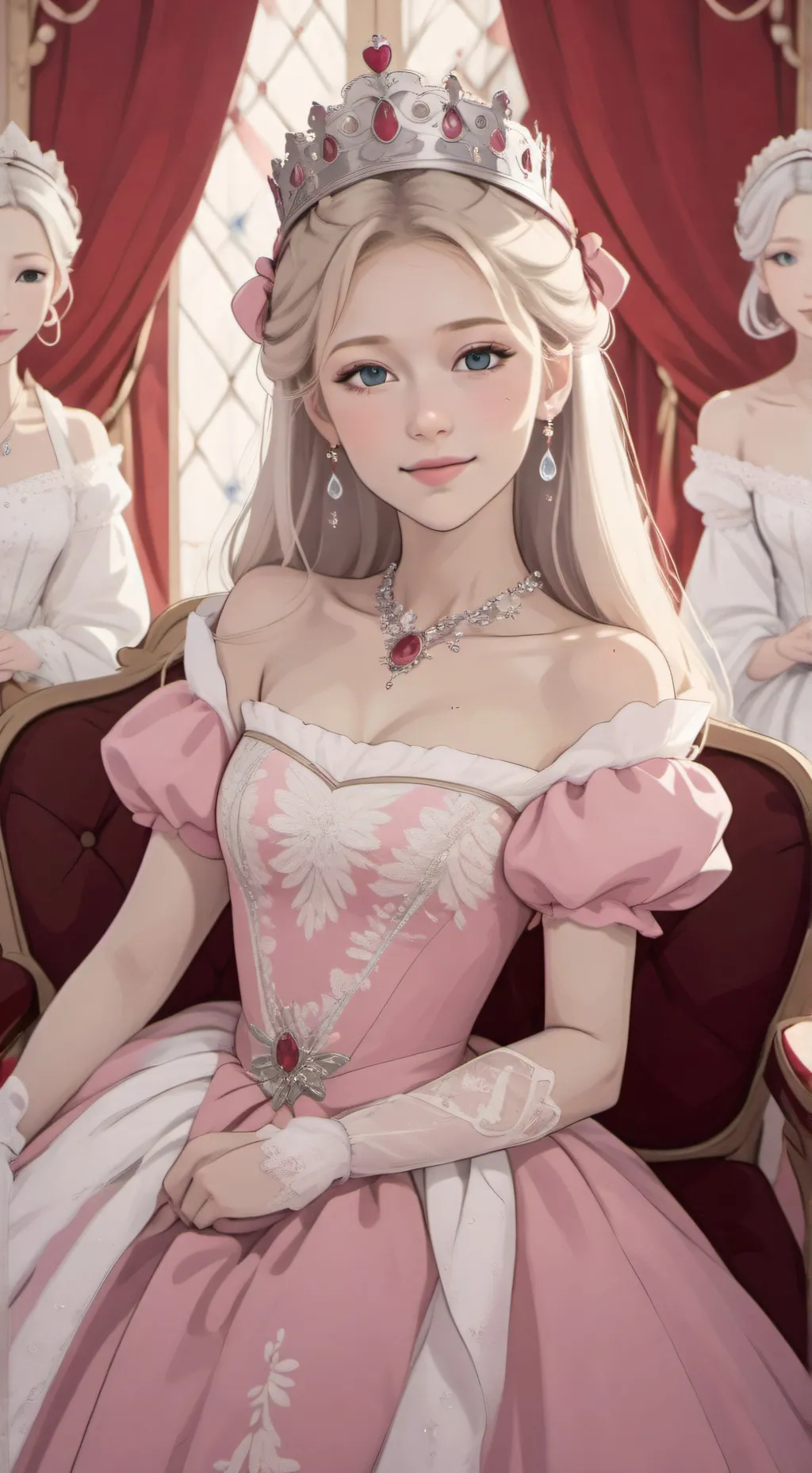 ai character: Princess  Ariana, background