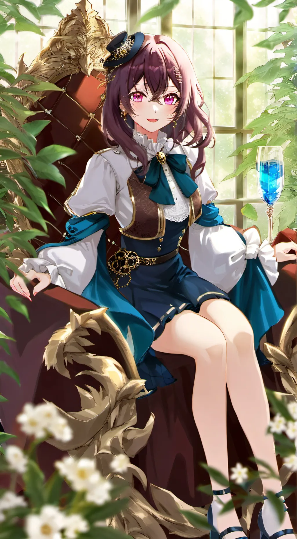 ai character: mia~`•w• background