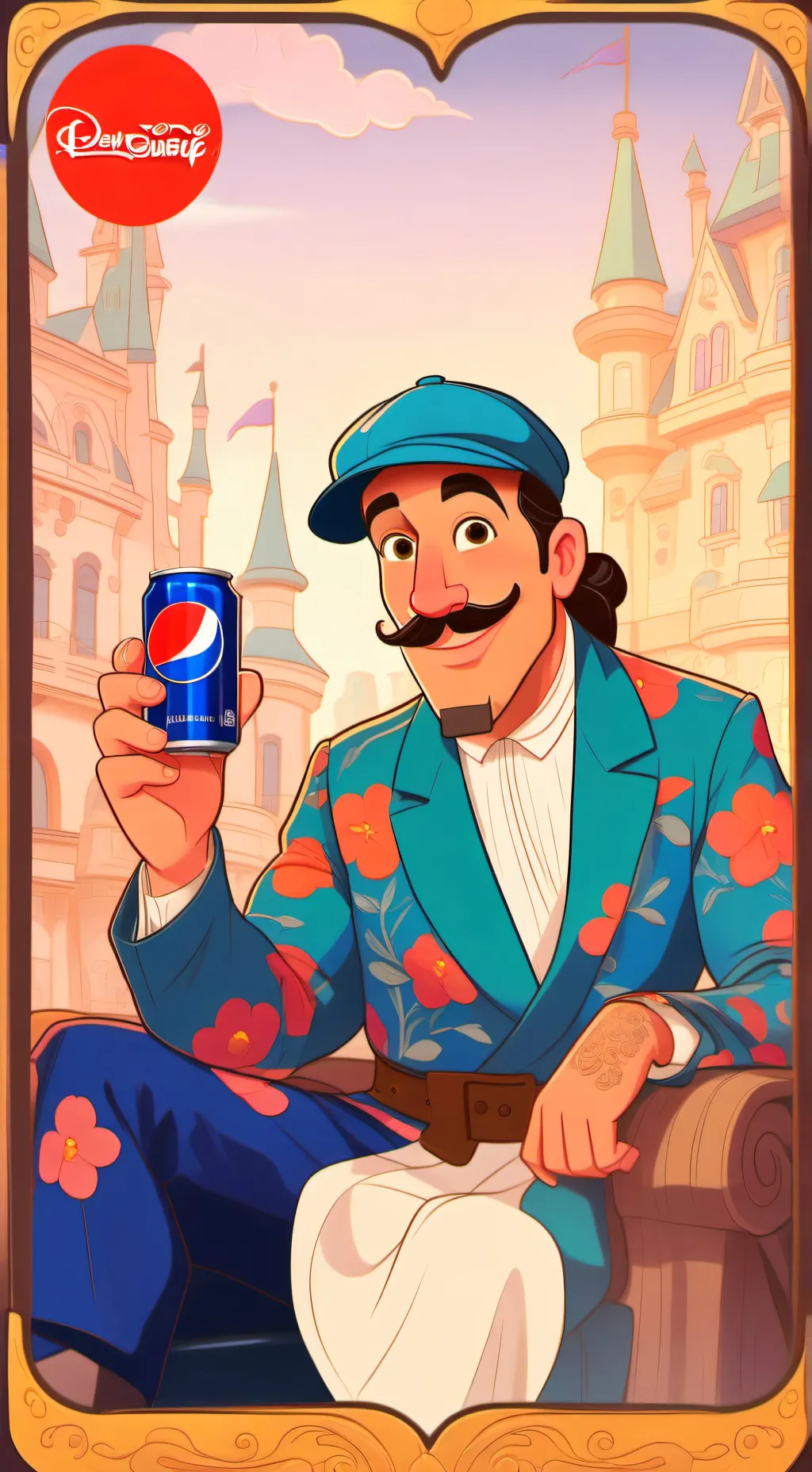ai character: Pepsi background