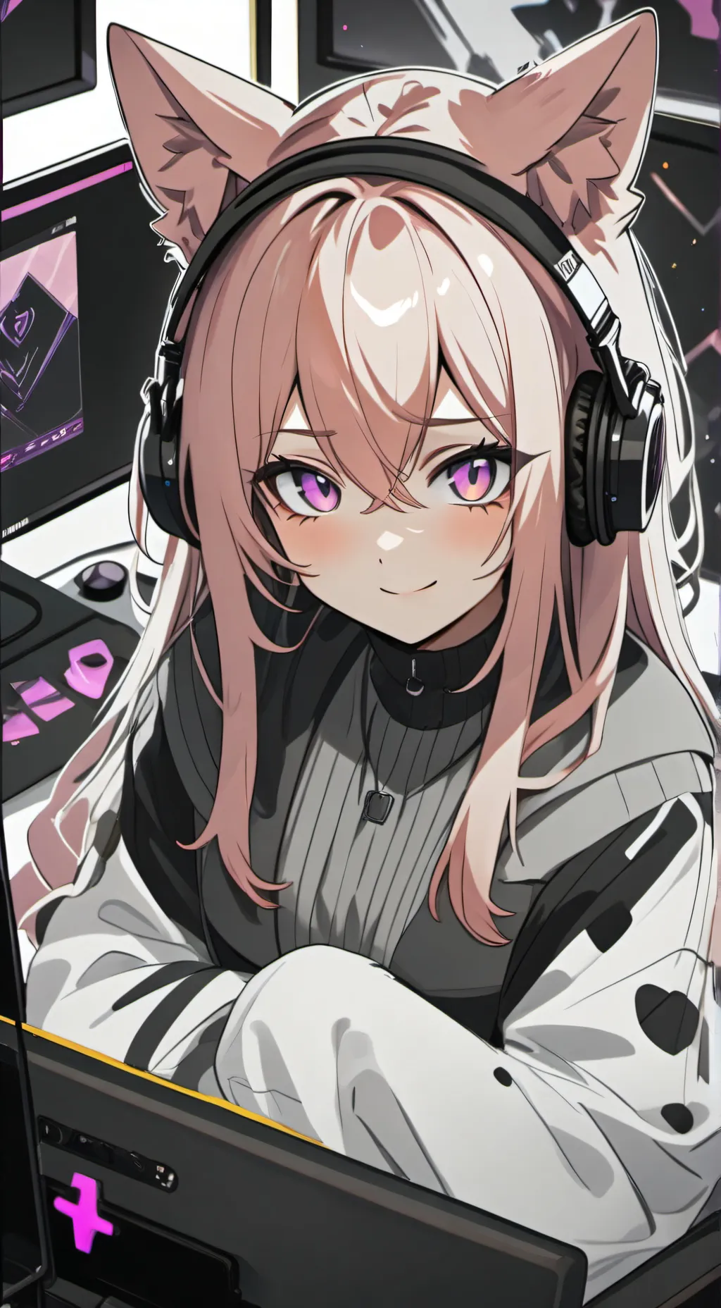 ai character: Luna background