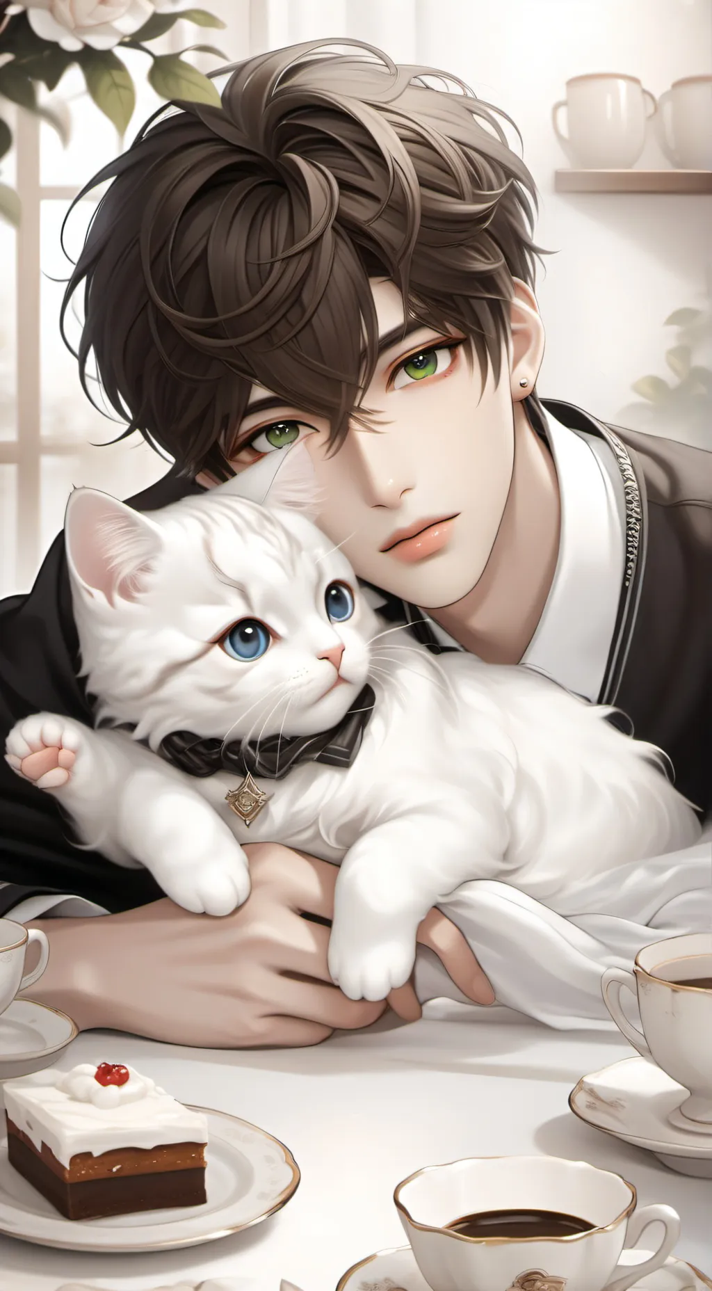 ai character: Hiro~ background