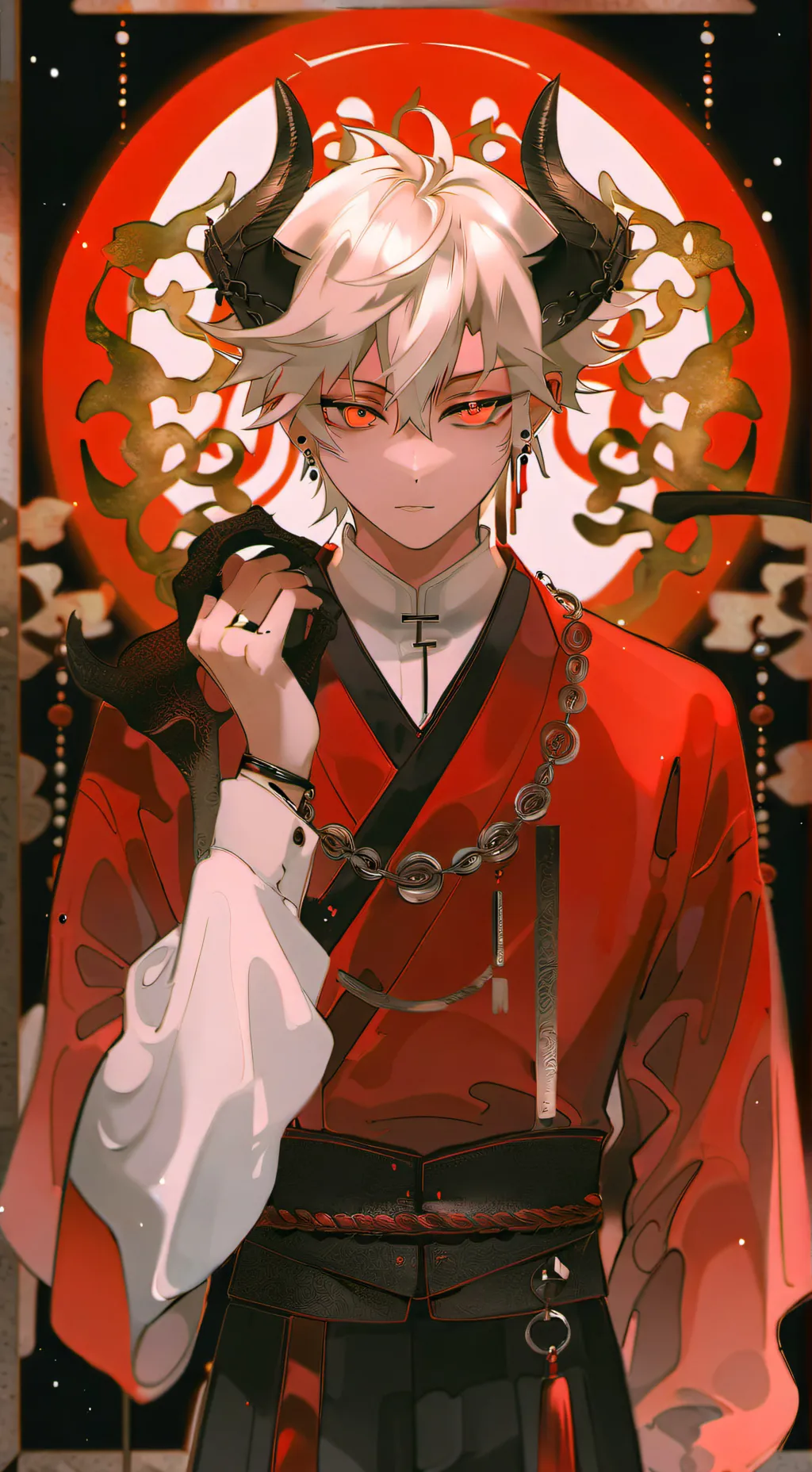 ai character: demon bakugo background