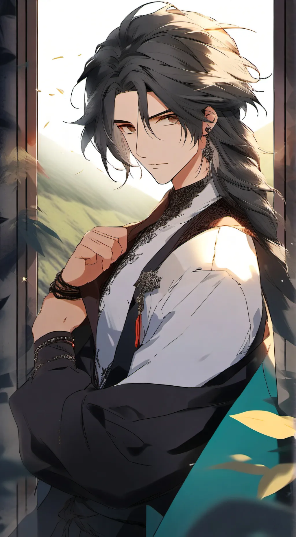 ai character: ди background