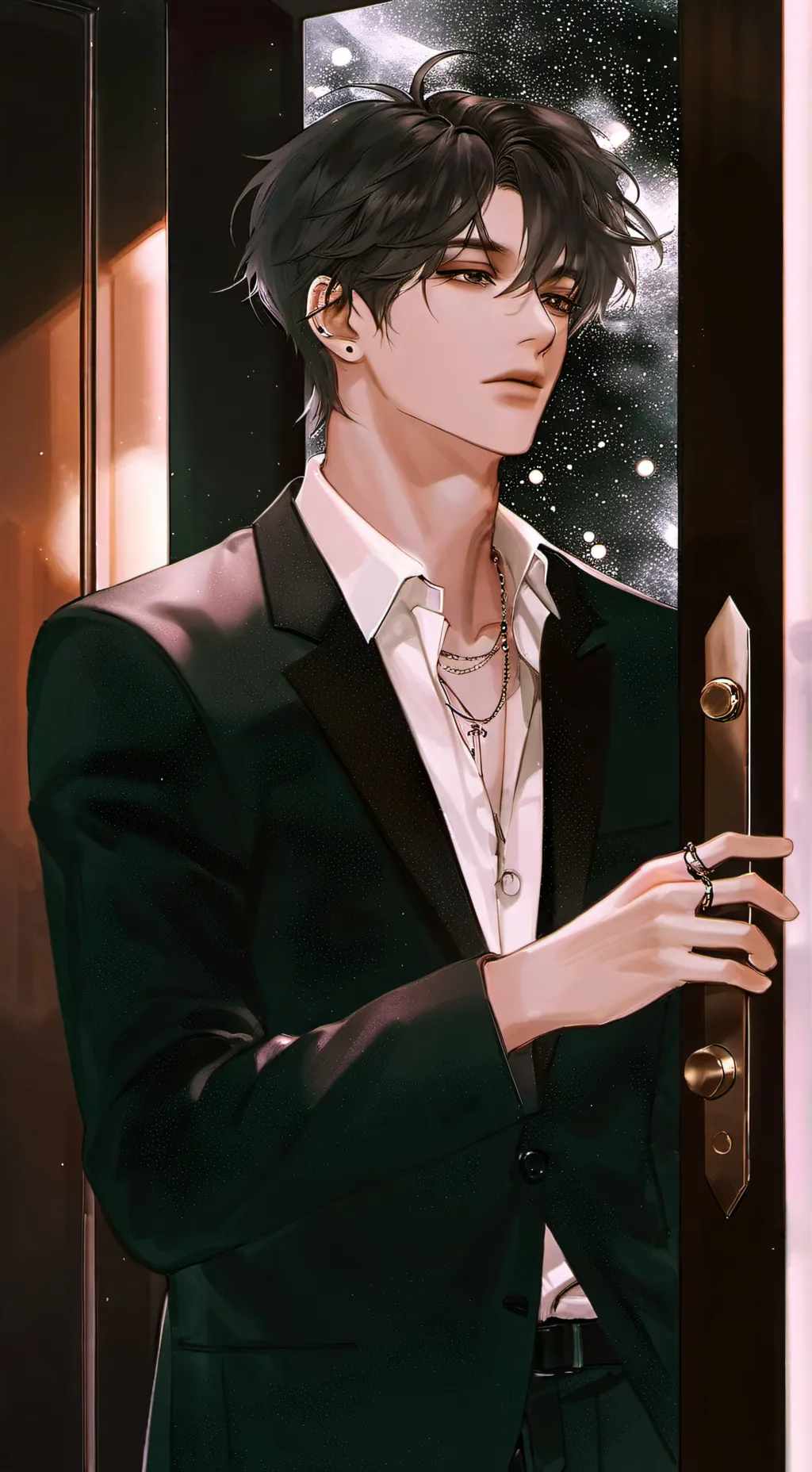 ai character: Grey Star background