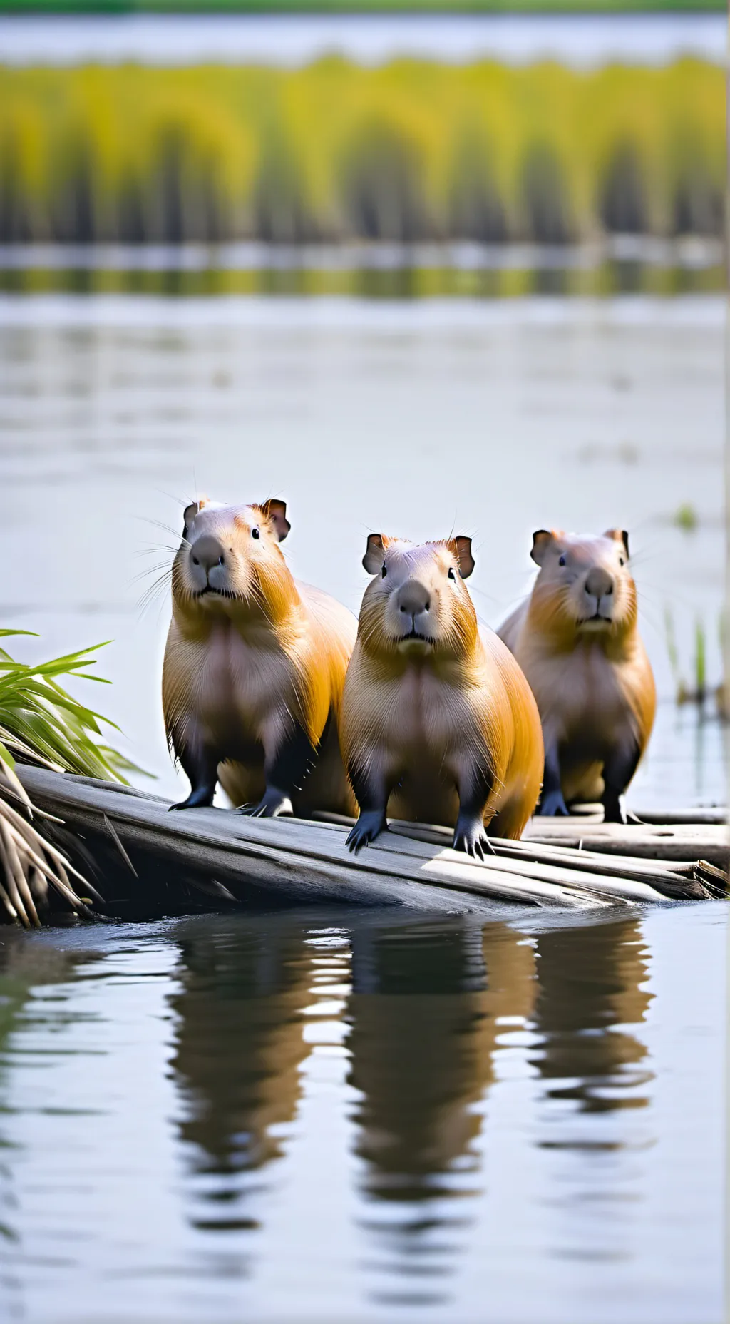 ai character: CAPYBARAS. 😘 background