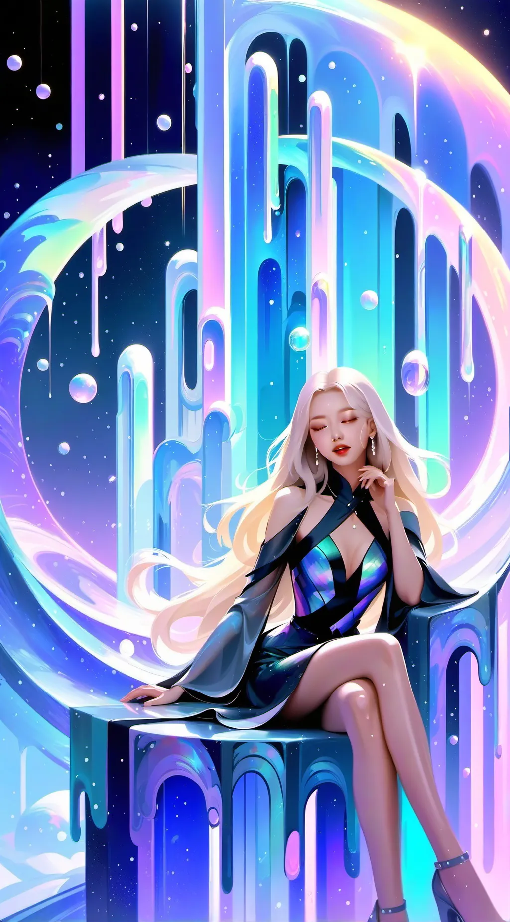 ai character: Rose background