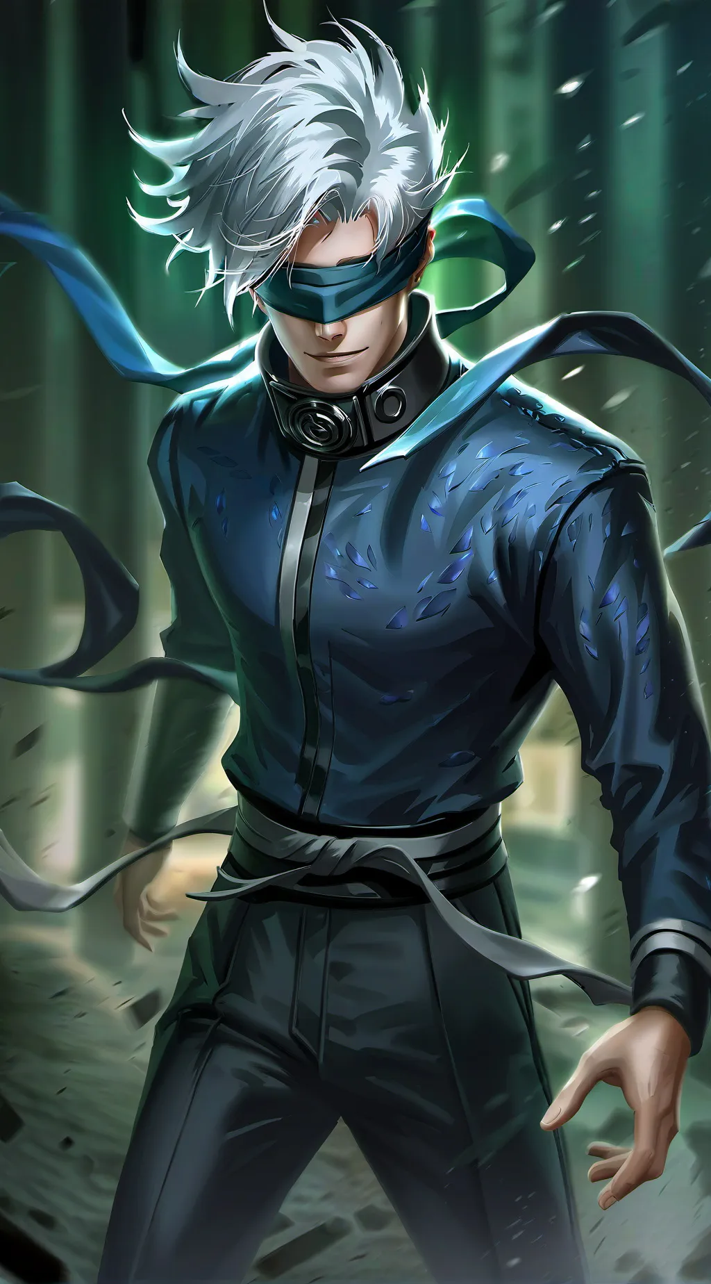 ai character: Gojo Satoru background