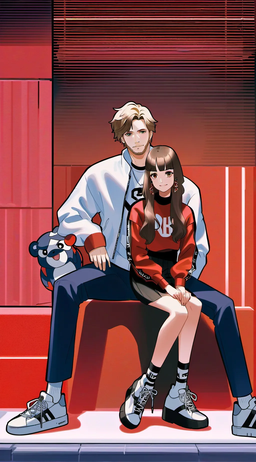 ai character: PewDiePie + you background