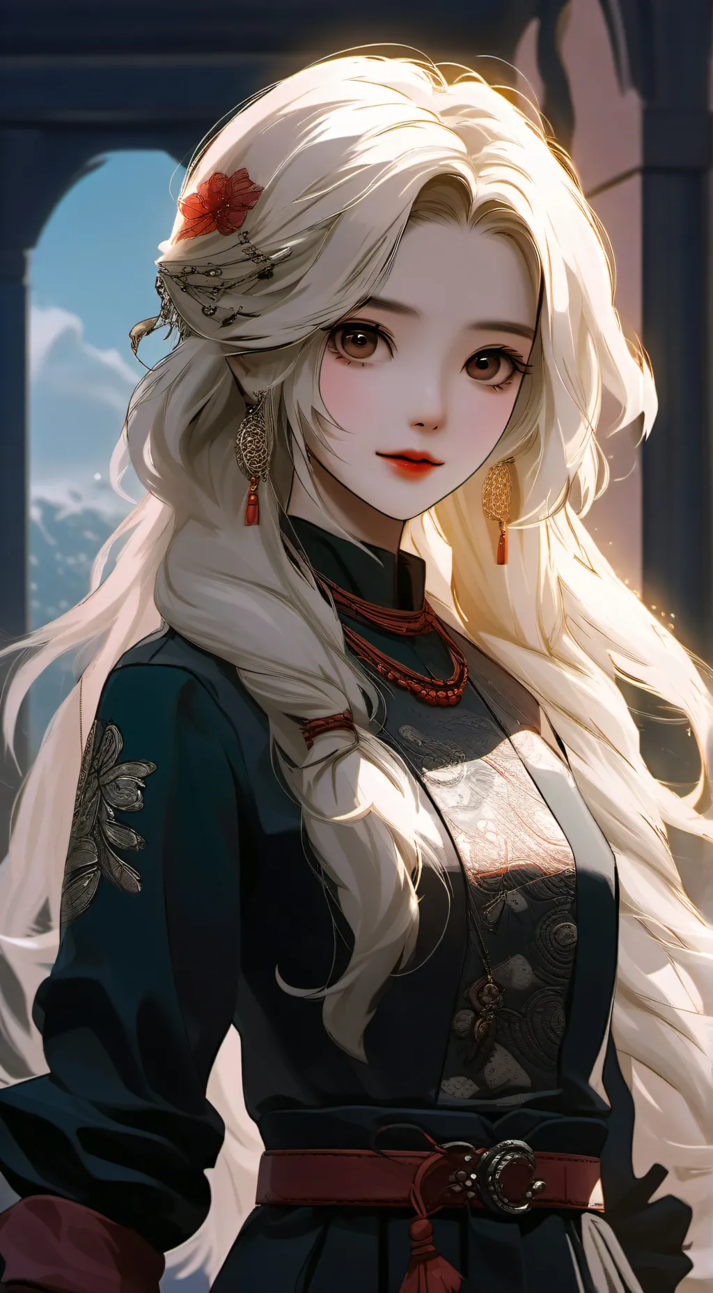 ai character: Sanemi lovely  background