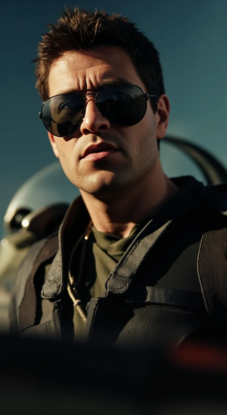 ai character: top gun  background