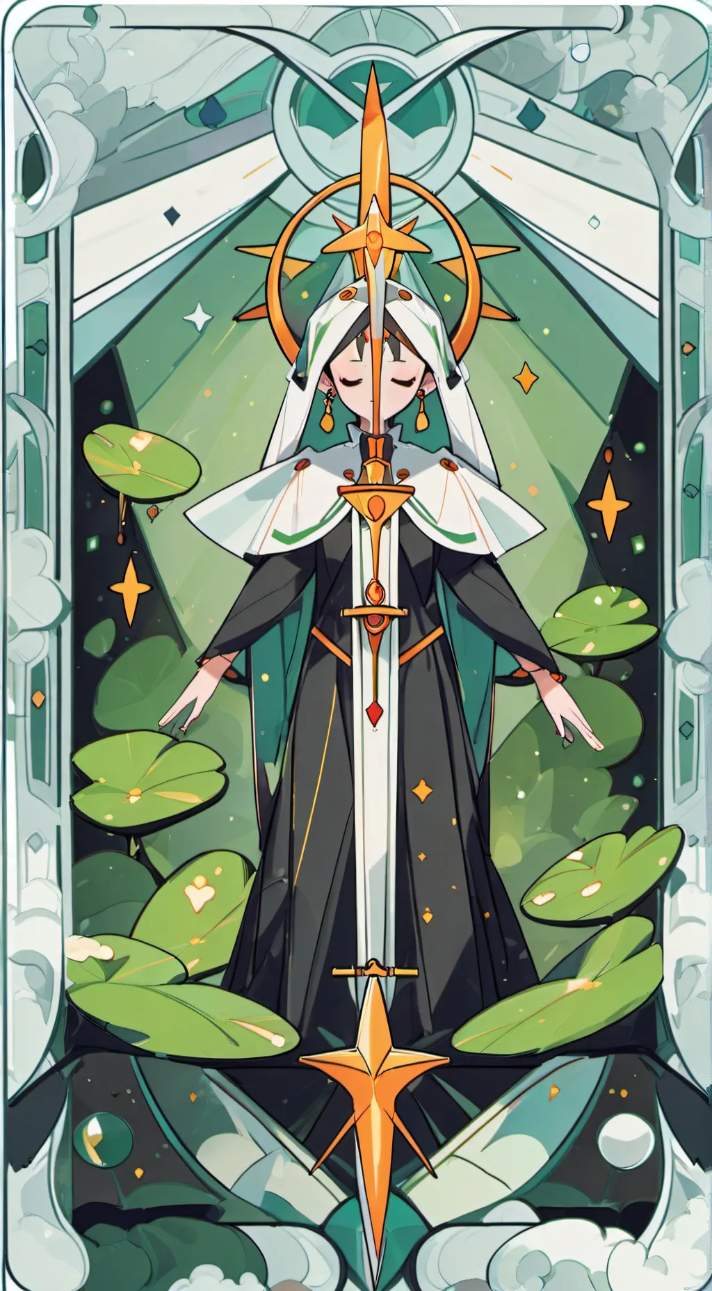 ai character: Eburnean tommy  background