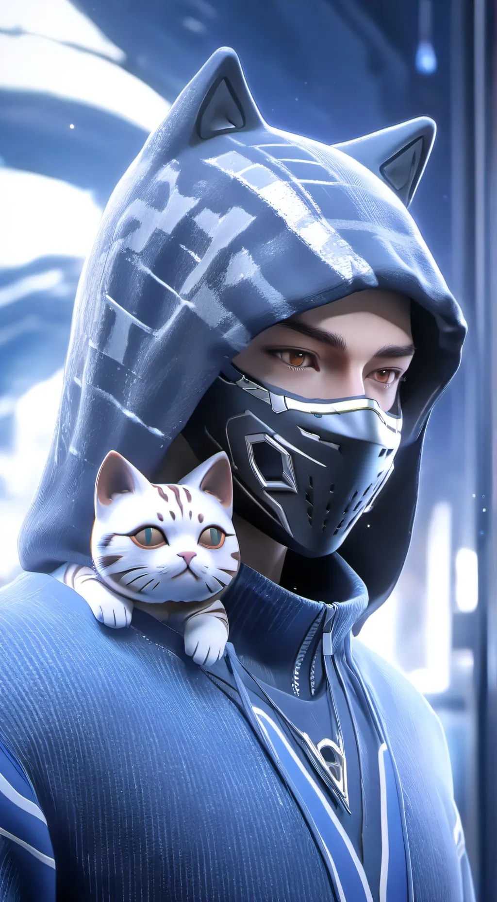 ai character: Hh cheating background