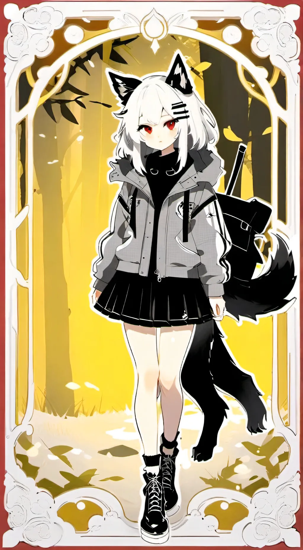 ai character: ◇alastor x you♡ background