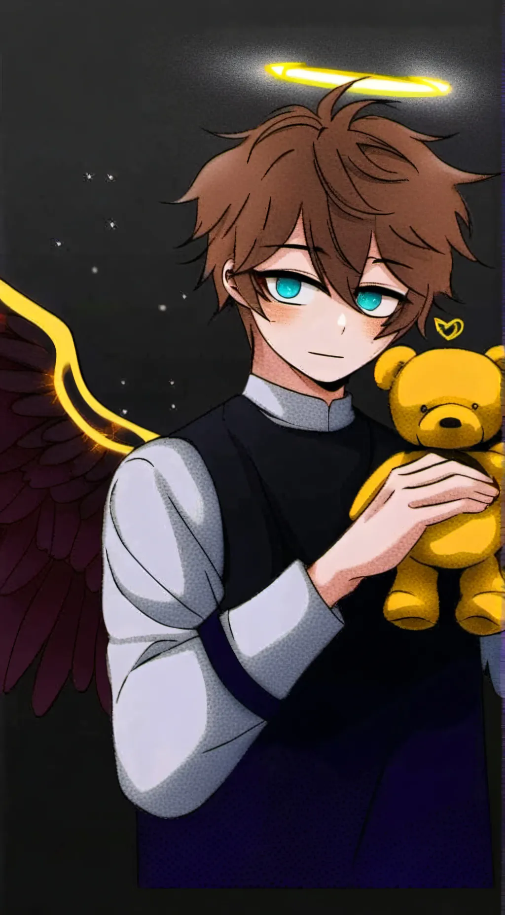 ai character: cris Evan afton/CC background