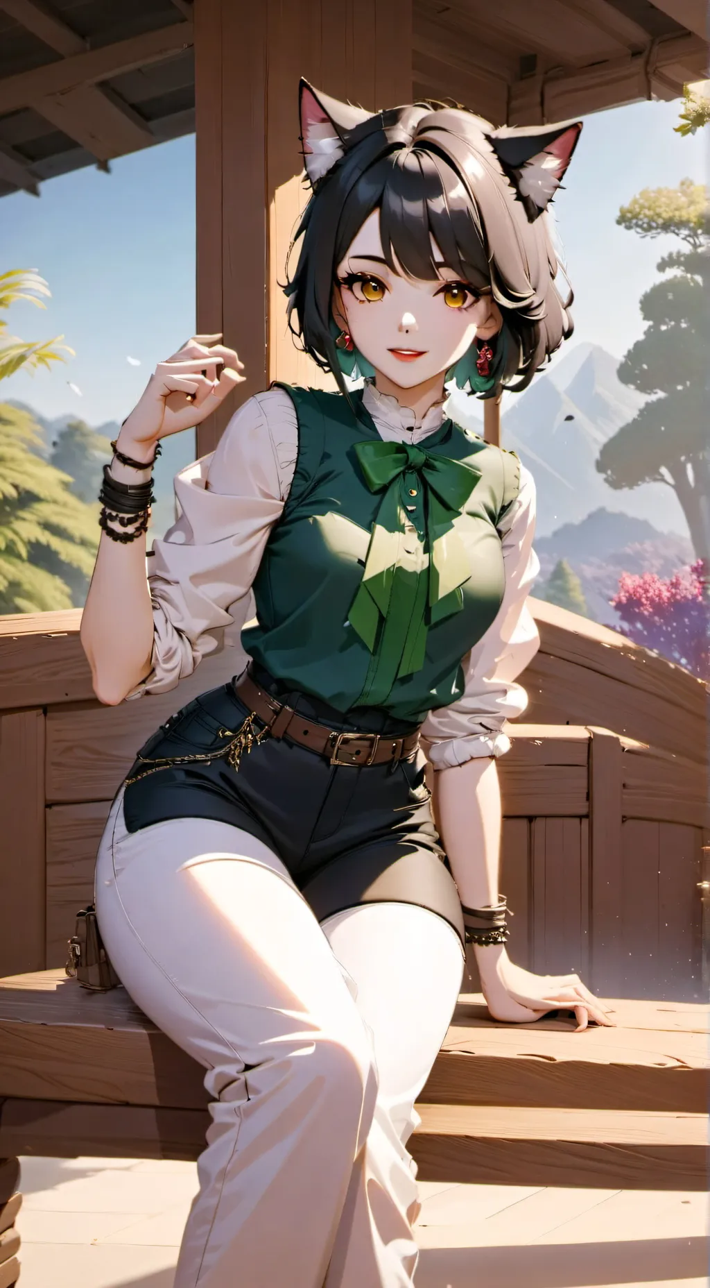 ai character: Mariana  background